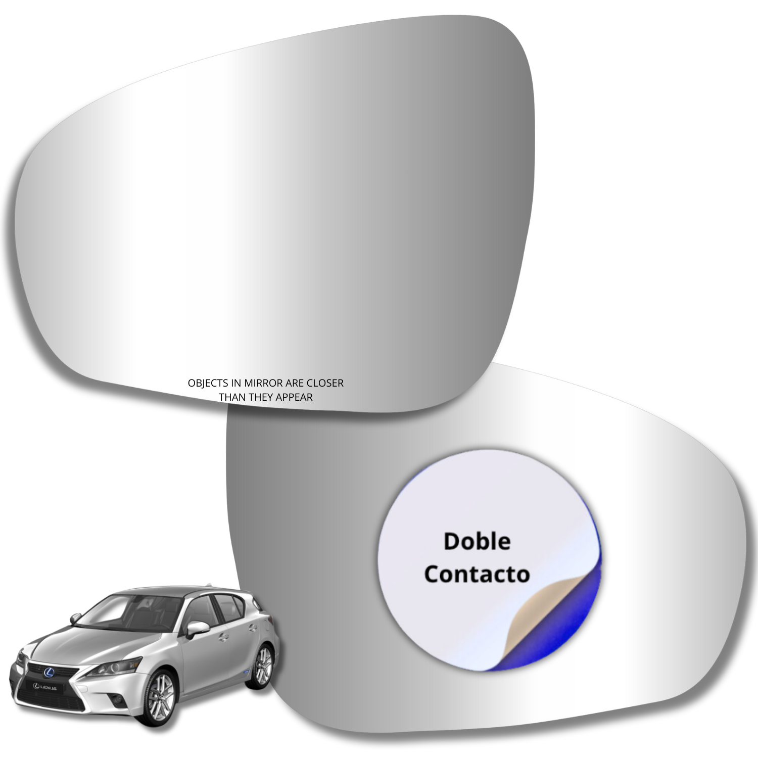 Espejo retrovisor Alternativo Panorámico Lexus RC 2014-2023 - AutoVidriosRobin