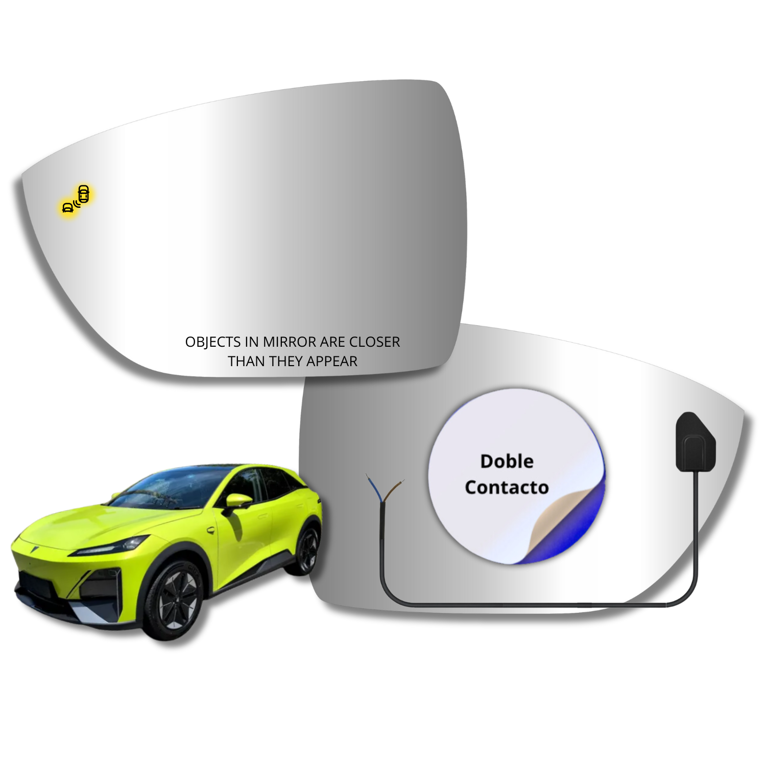 Espejo retrovisor Alternativo Panorámico c/Sensor Deepal S07 2025-2027 - AutoVidriosRobin