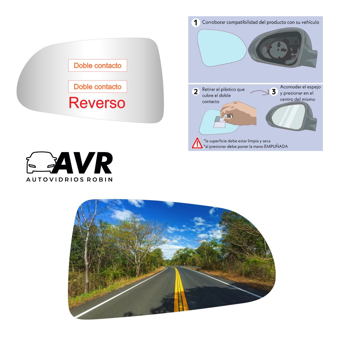 Espejo retrovisor Original Dodge Dakota 2009-2016 - AutoVidriosRobin