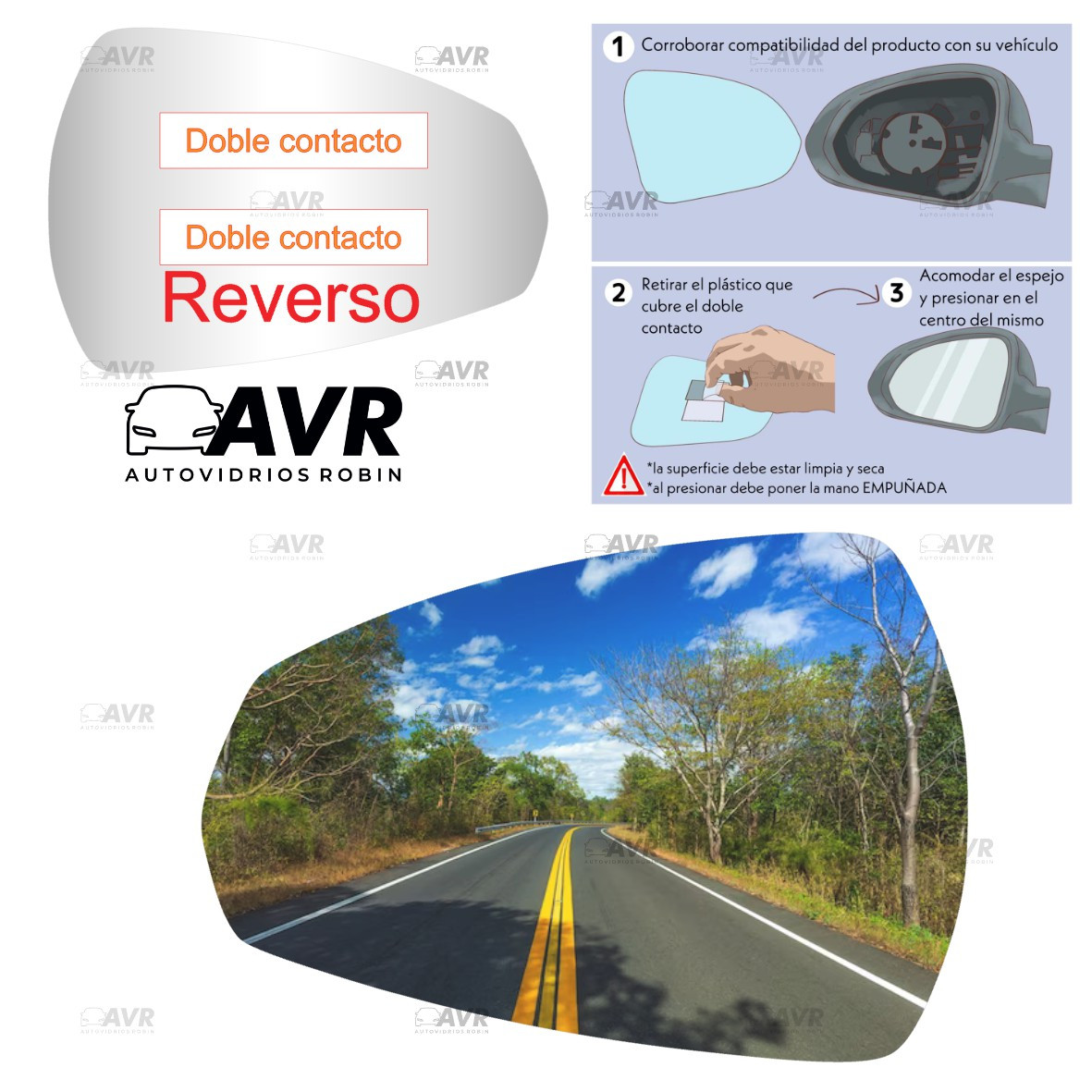 Espejo retrovisor Alternativo Panorámico Audi A3 2013-2019
