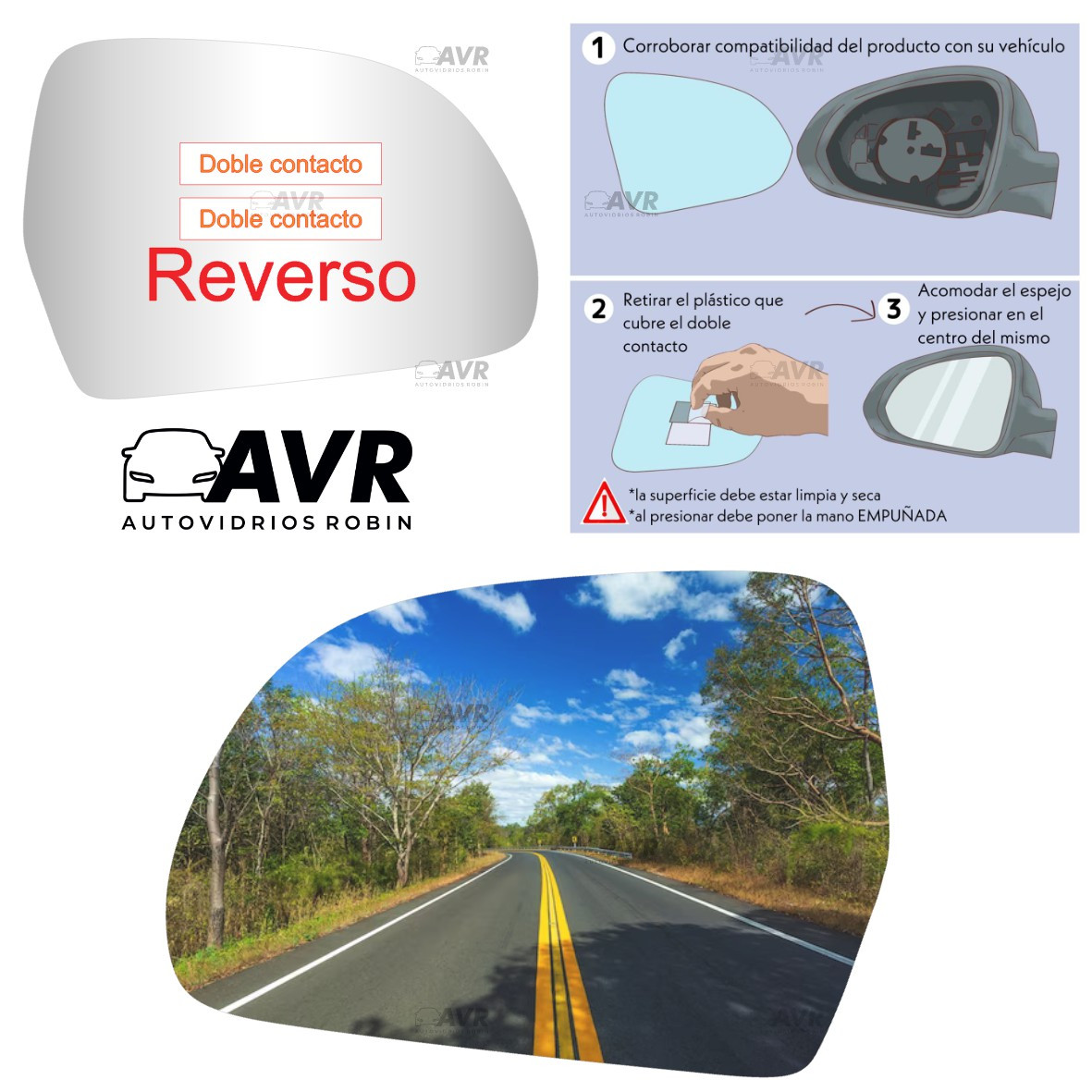 Espejo retrovisor Original Audi A3 2003-2008 - AutoVidriosRobin