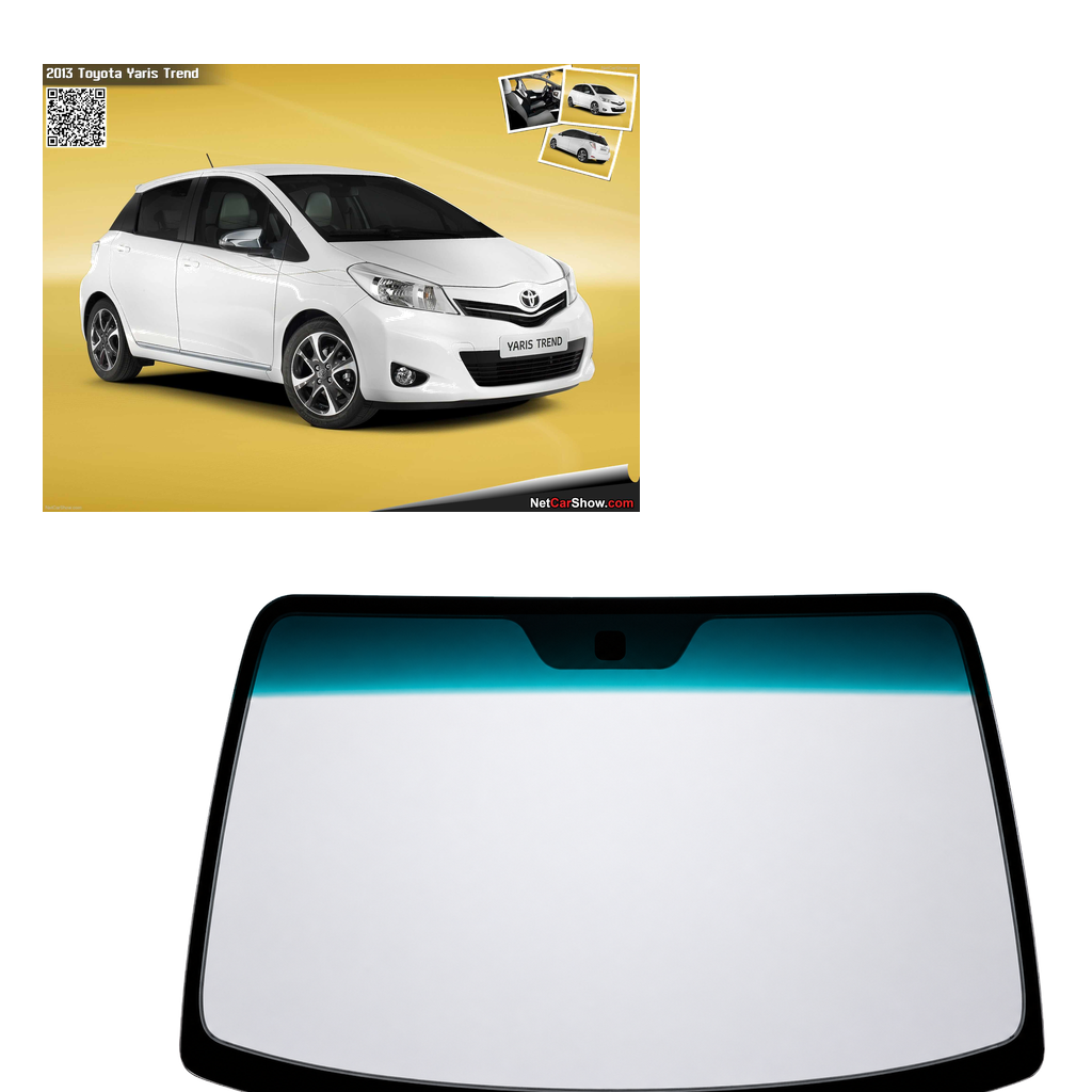 Parabrisas Toyota Yaris 3P 4P 5P C/Mol 2006-2012 - AutoVidriosRobin