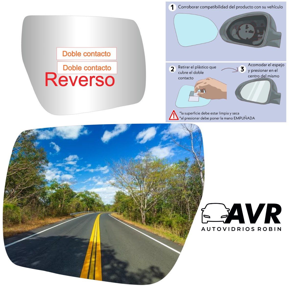 Espejo retrovisor Original Changan CX70 2017-2022 - AutoVidriosRobin