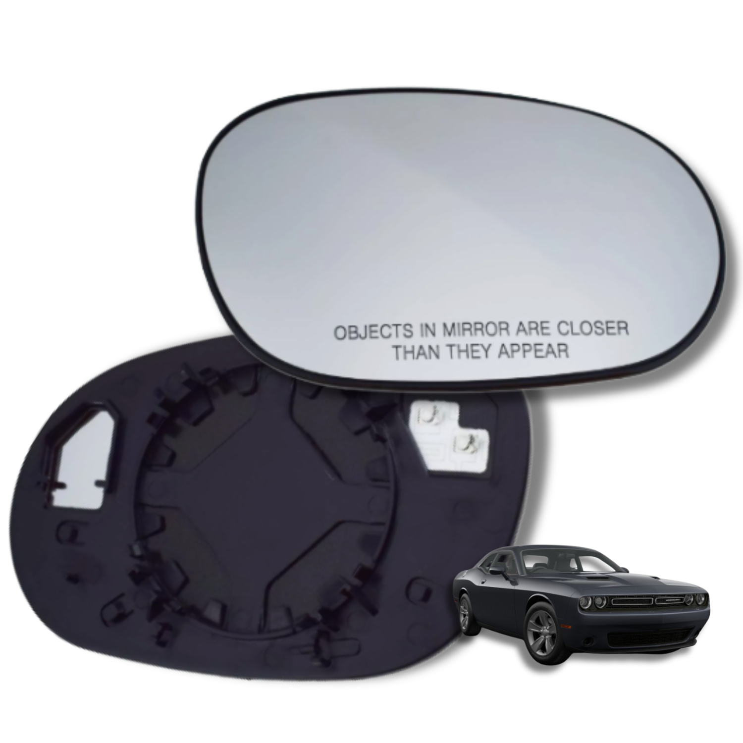 Espejo retrovisor Alternativo Panorámico Dodge Challenger 2015-2022 - AutoVidriosRobin