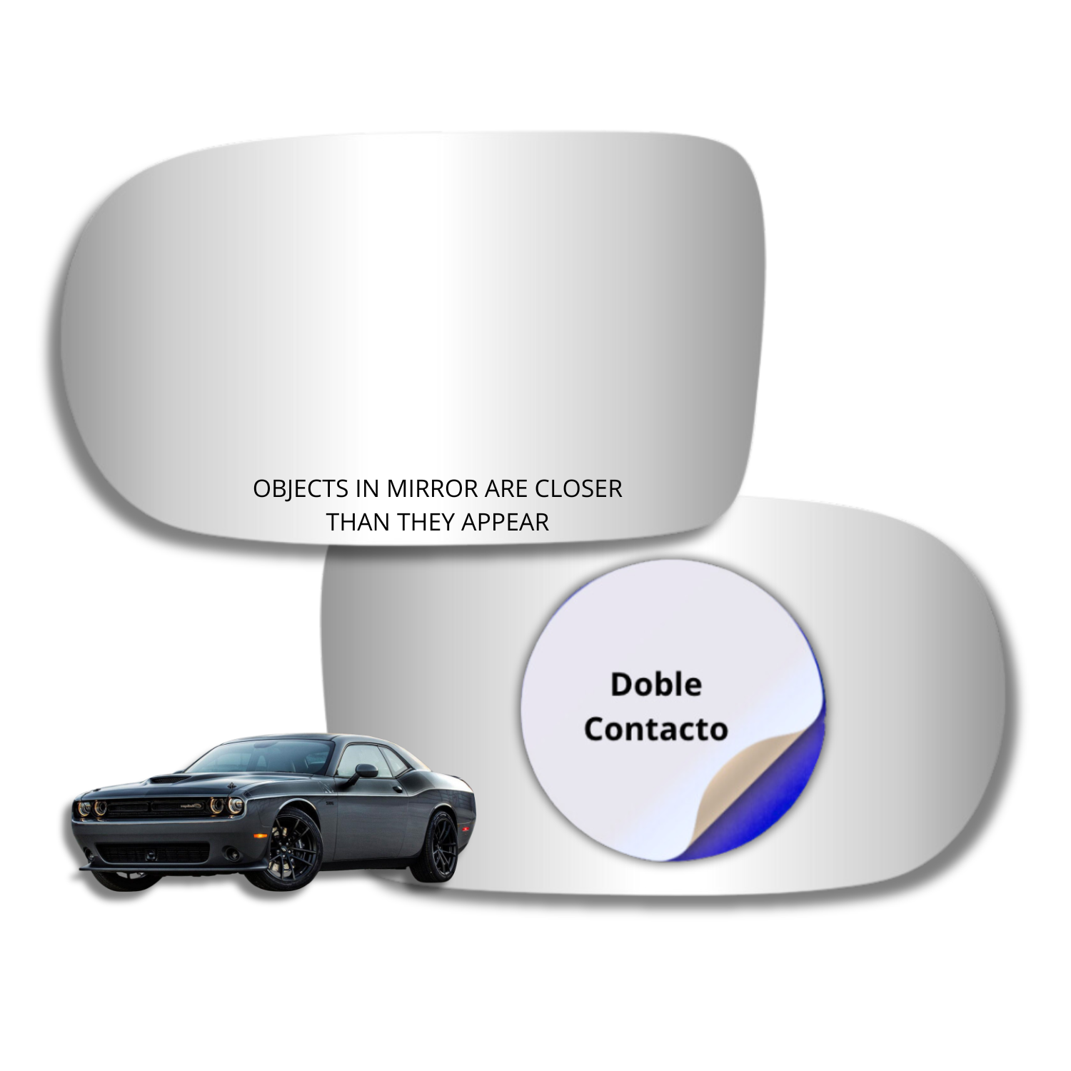 Espejo retrovisor Alternativo Panorámico Dodge Challenger 2015-2022 - AutoVidriosRobin