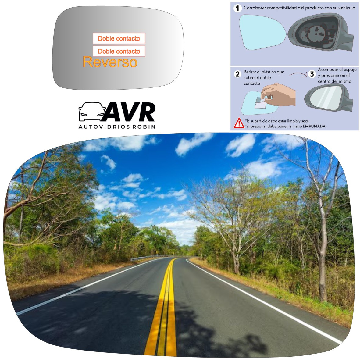 Espejo retrovisor Original Suzuki Aerio 2001-2007 - AutoVidriosRobin
