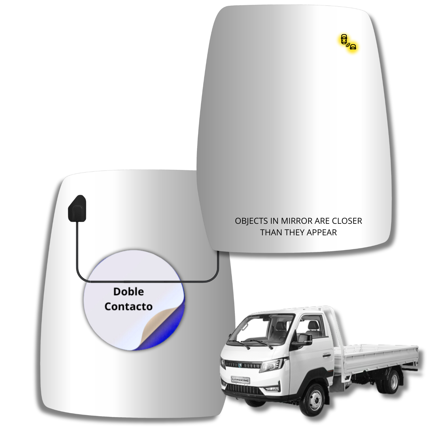 Espejo retrovisor Original Landking LK3 2025-2027 - AutoVidriosRobin