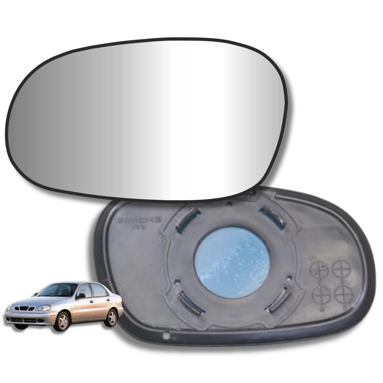 Espejo retrovisor Original Daewoo Lanos 1997-2002 - AutoVidriosRobin