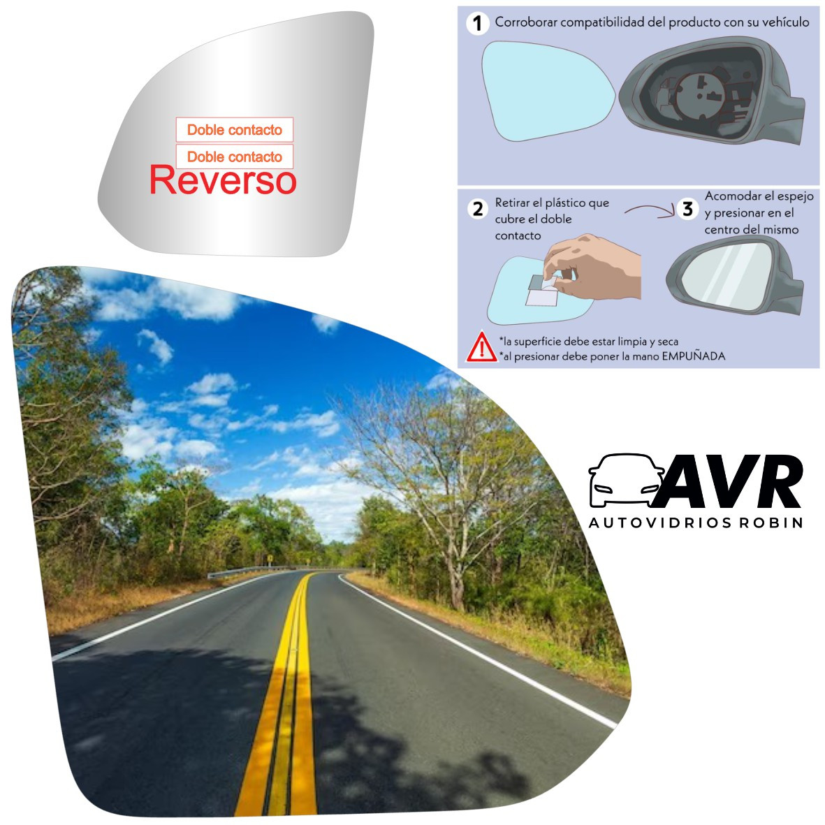 Espejo retrovisor Original Maxus EV30 2022-2025 - AutoVidriosRobin