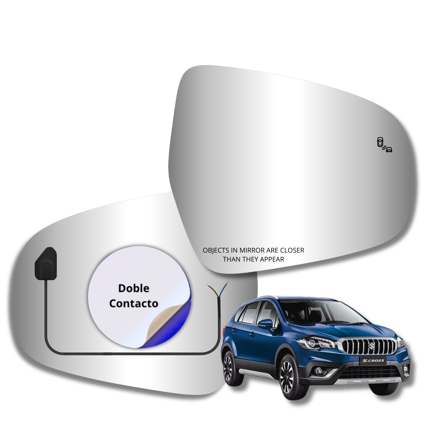 Espejo retrovisor Original Suzuki S-Cross 2016-2022 - AutoVidriosRobin