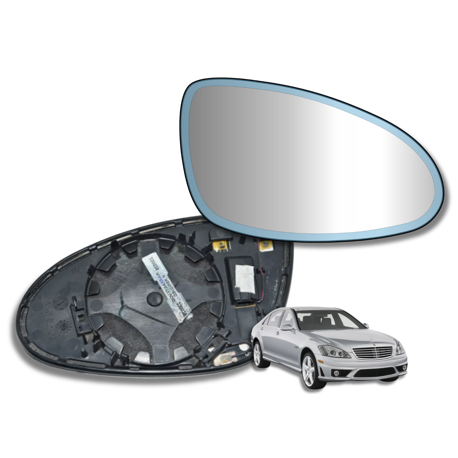 Espejo retrovisor Alternativo Panorámico Mercedes Benz s500 2005-2009 - AutoVidriosRobin