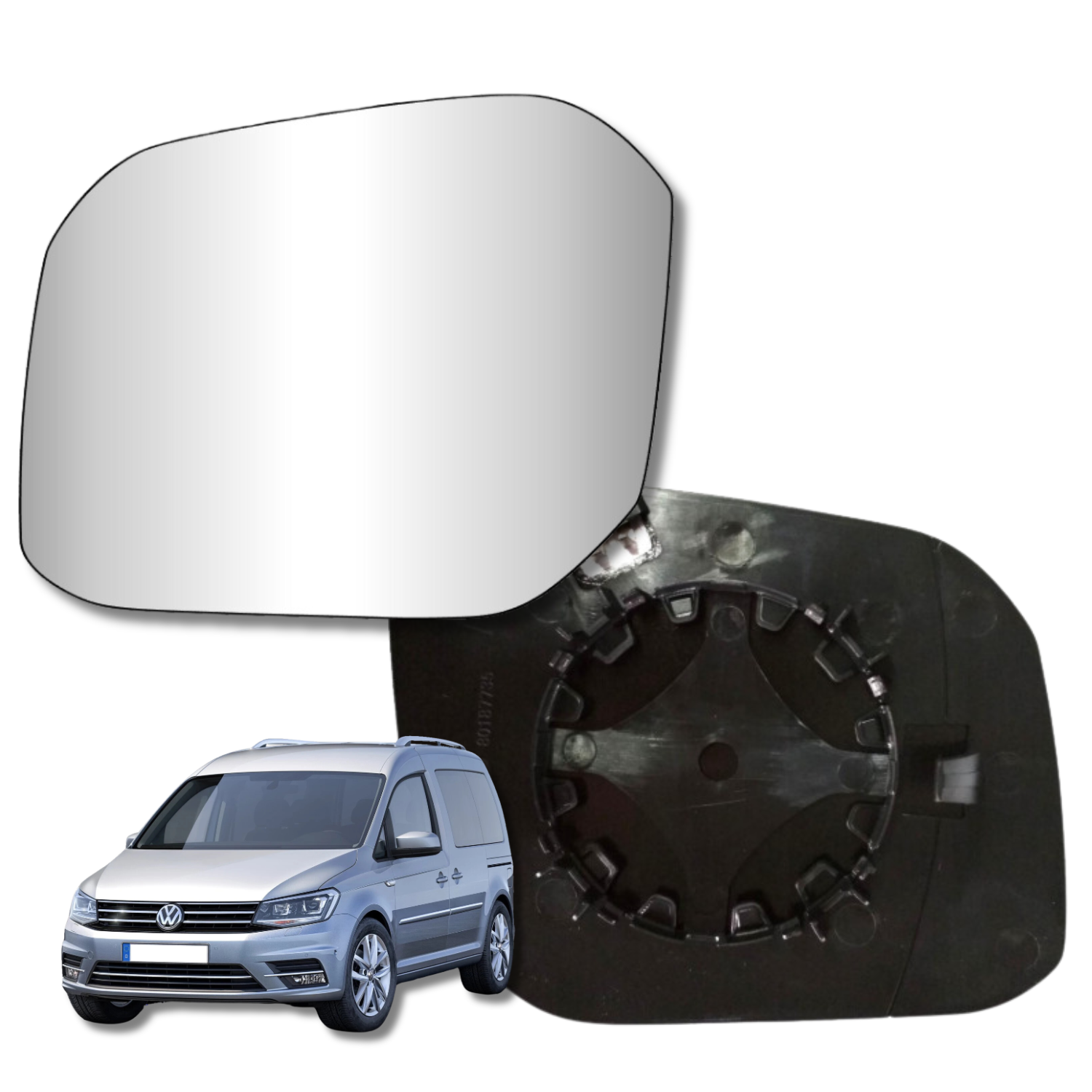 Espejo retrovisor Original Volkswagen Caddy 2015-2019 - AutoVidriosRobin