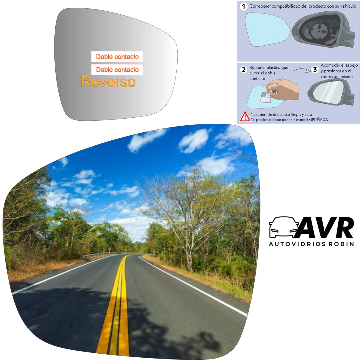 Espejo retrovisor Original Dongfeng AX5 2016-2022 - AutoVidriosRobin