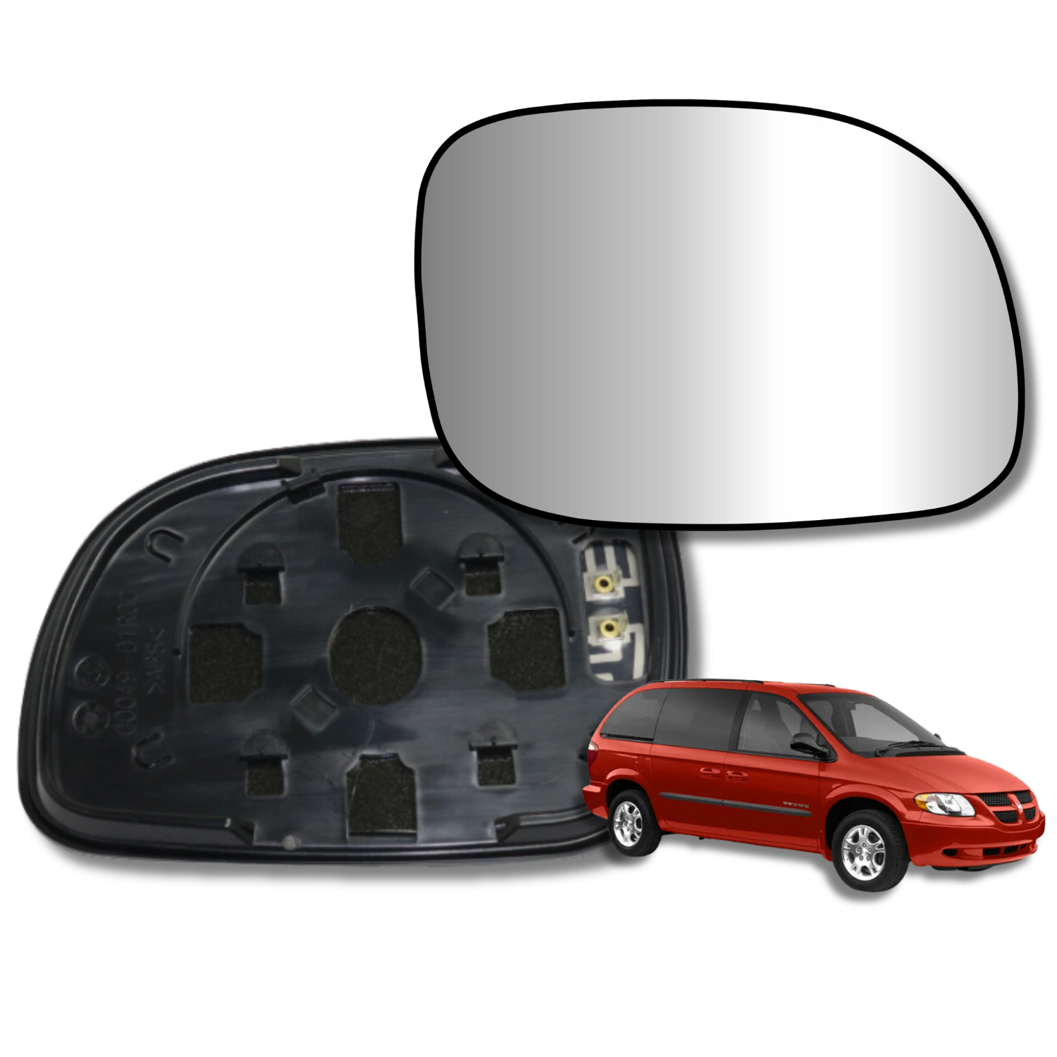 Espejo retrovisor Original Chrysler Caravan 1992-2004 - AutoVidriosRobin