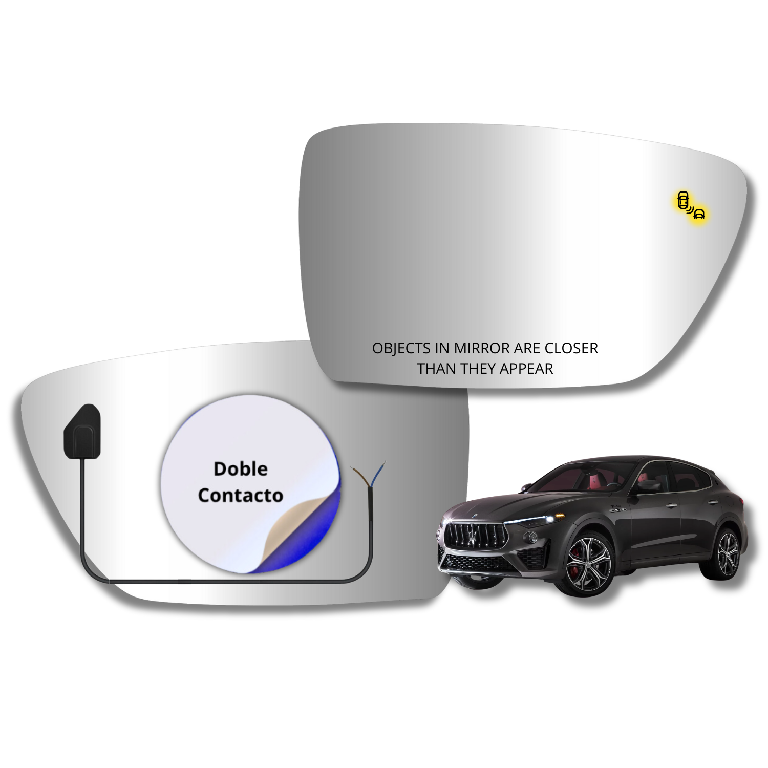 Espejo retrovisor Alternativo Panorámico c/Sensor Maserati Levante 2020-2026 - AutoVidriosRobin