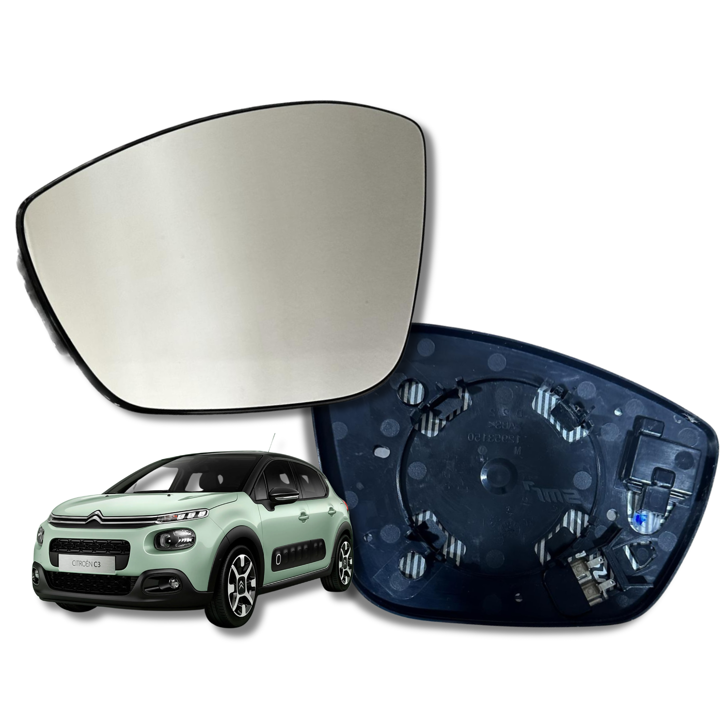 Espejo retrovisor Original Citroen C3 2017-2022 - AutoVidriosRobin