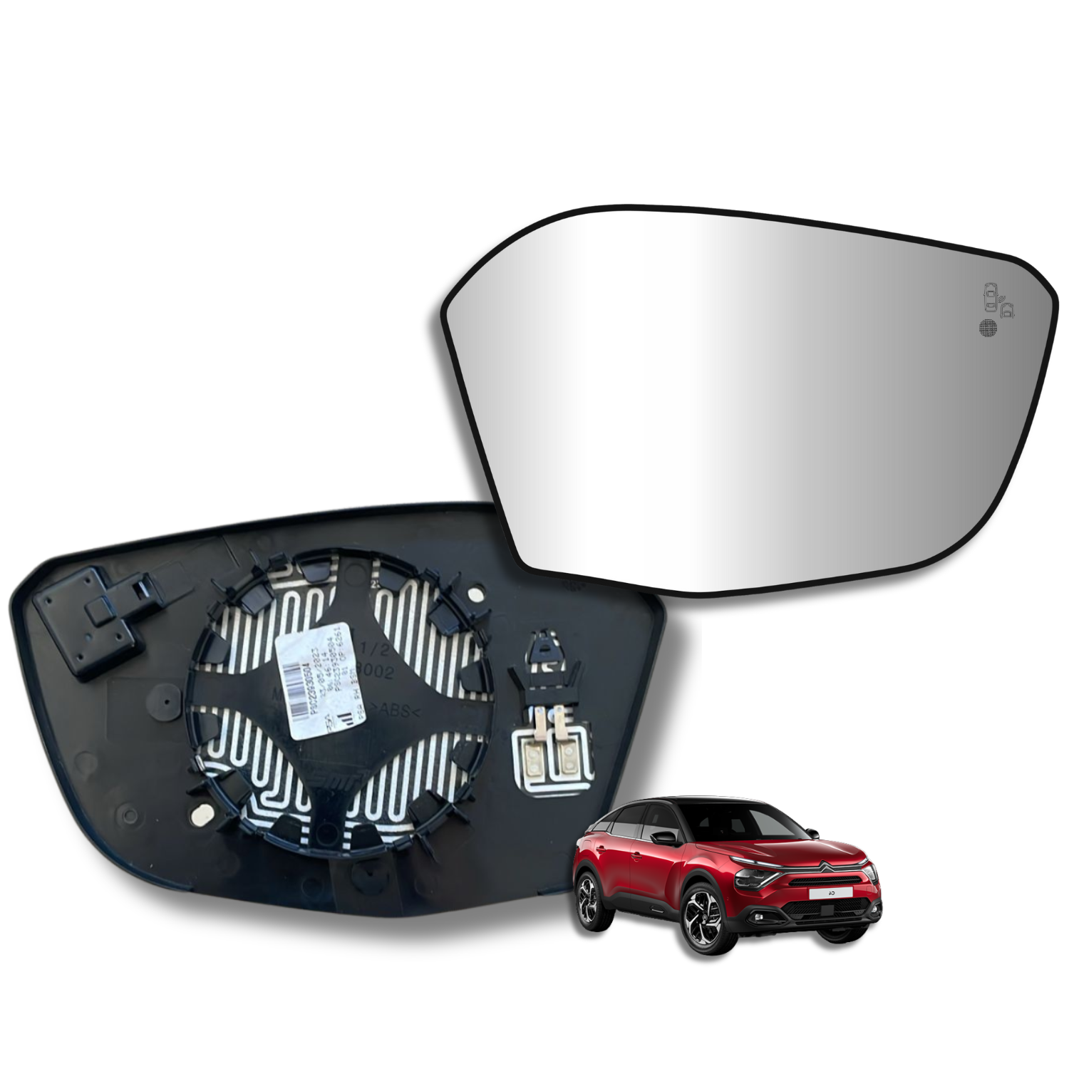 Espejo retrovisor Alternativo Panorámico c/Sensor Citroen C4 2022-2025 - AutoVidriosRobin