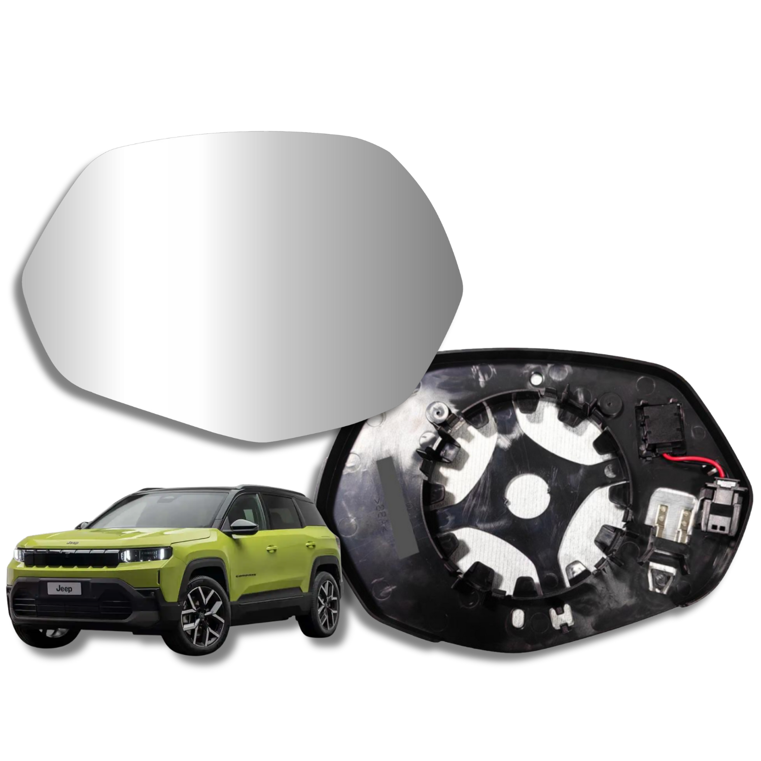Espejo retrovisor Alternativo Panorámico Jeep Compass 2025-2027 - AutoVidriosRobin