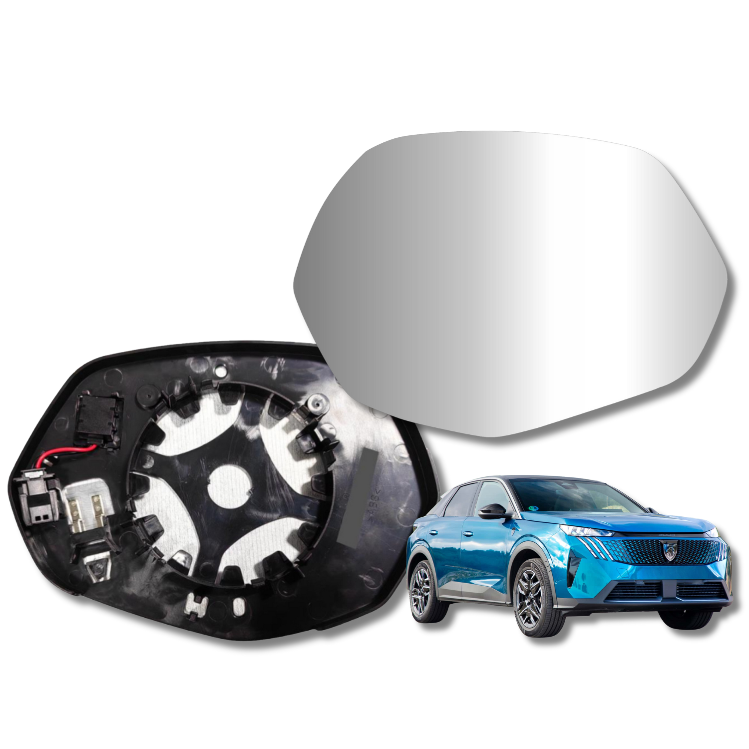 Espejo retrovisor Alternativo Panorámico Jeep Compass 2025-2027 - AutoVidriosRobin