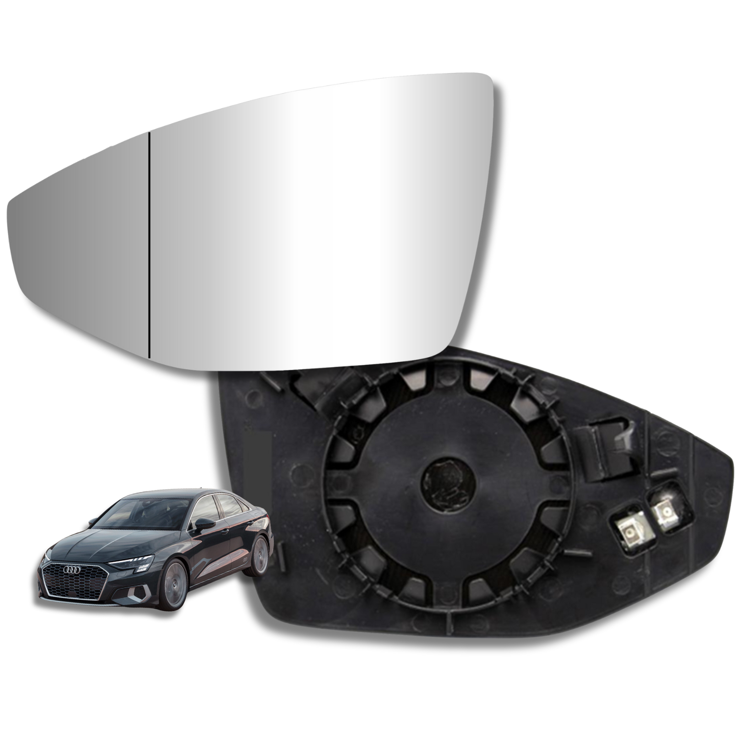Espejo retrovisor Alternativo Panorámico c/Sensor Audi A3 2020-2026 - AutoVidriosRobin