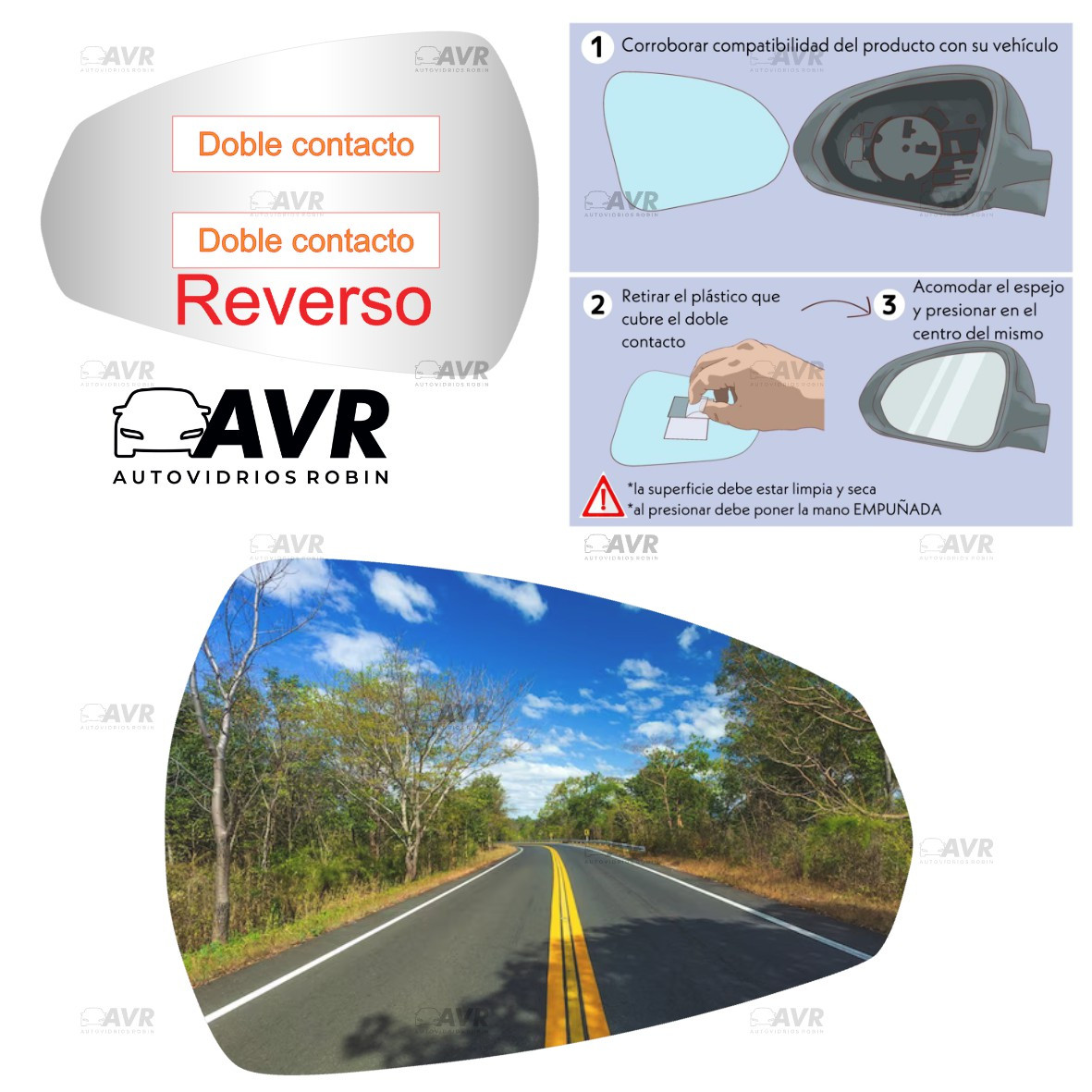 Espejo retrovisor Original Audi A3 2013-2019 - AutoVidriosRobin