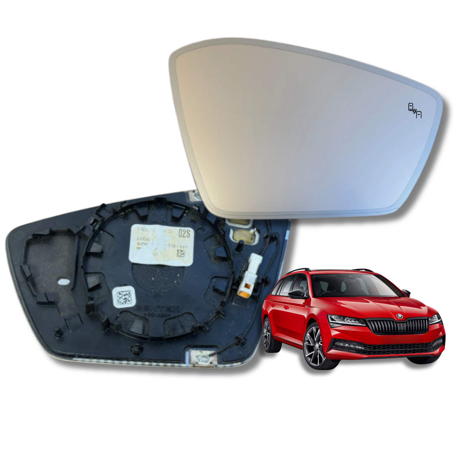 Espejo retrovisor Alternativo Panorámico c/Sensor Skoda Superb 2015-2026