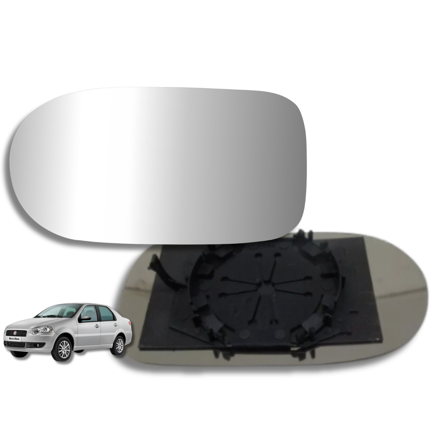 Espejo retrovisor Alternativo Panorámico Fiat Strada 2009-2016 - AutoVidriosRobin