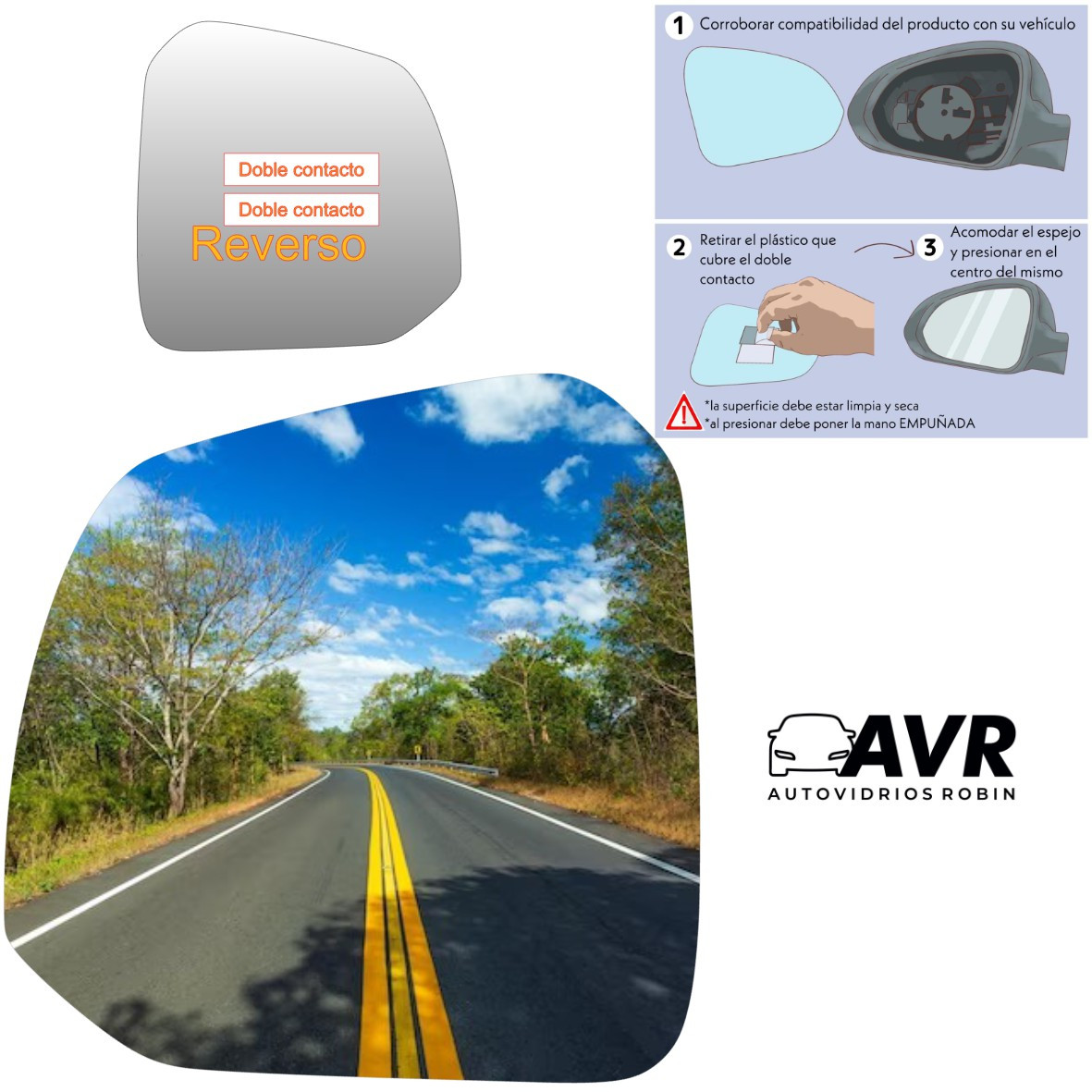 Espejo retrovisor Alternativo Panorámico Maxus UV30 2021-2023