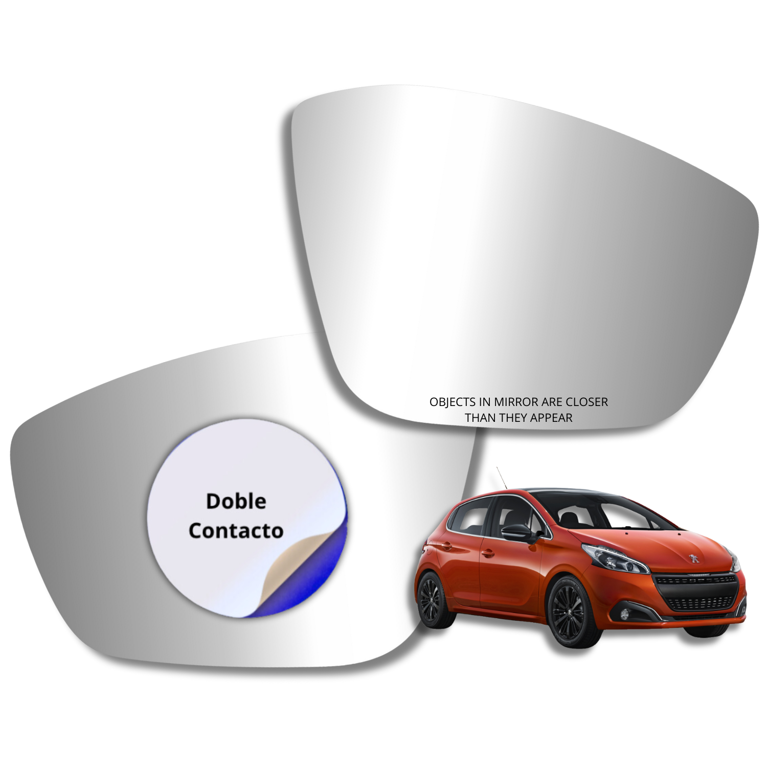 Espejo retrovisor Alternativo Panorámico Peugeot 208 2010-2018 - AutoVidriosRobin