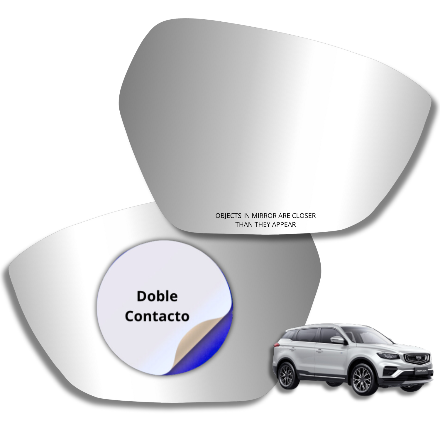 Espejo retrovisor Alternativo Panorámico c/Sensor Geely Azkarra 2018-2022 - AutoVidriosRobin