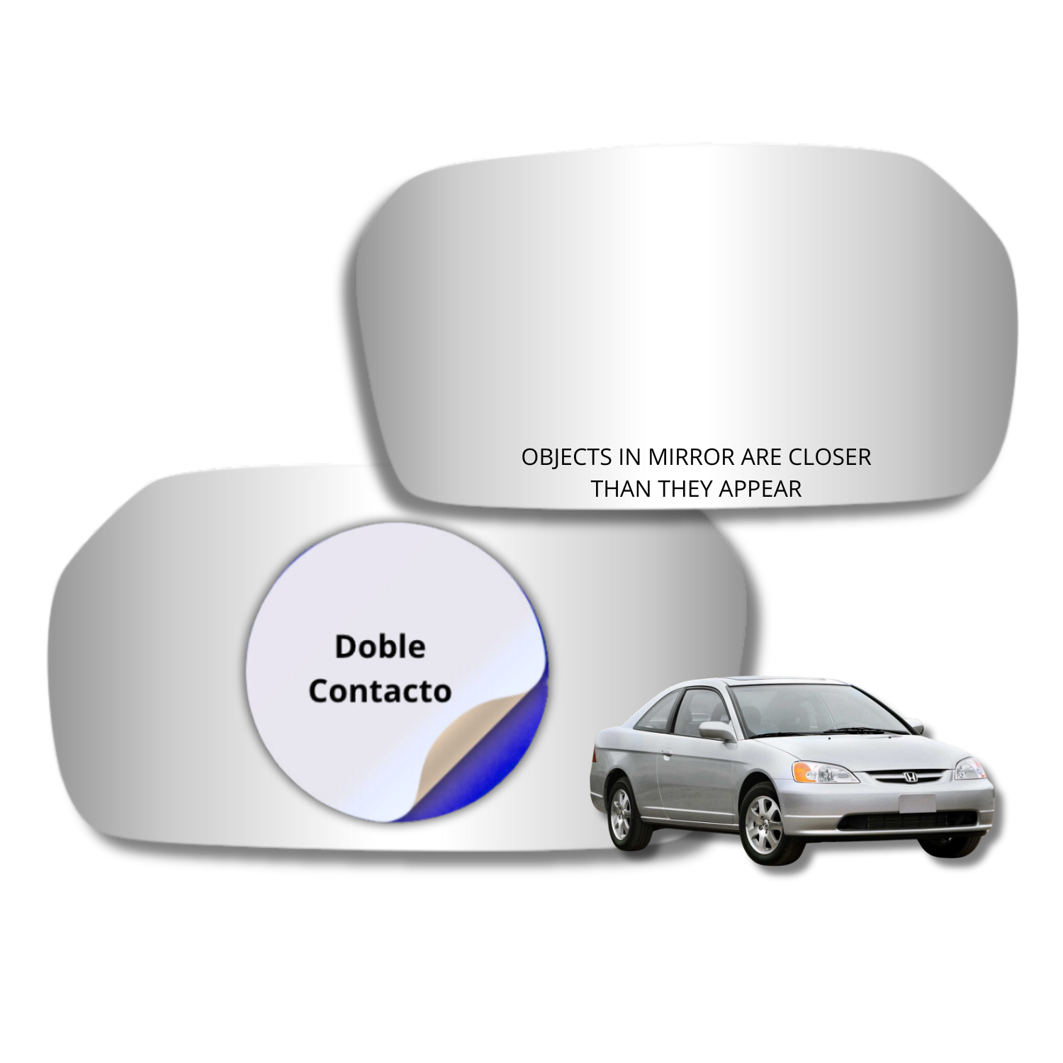 Espejo retrovisor Original Honda civic 1995-2000 - AutoVidriosRobin