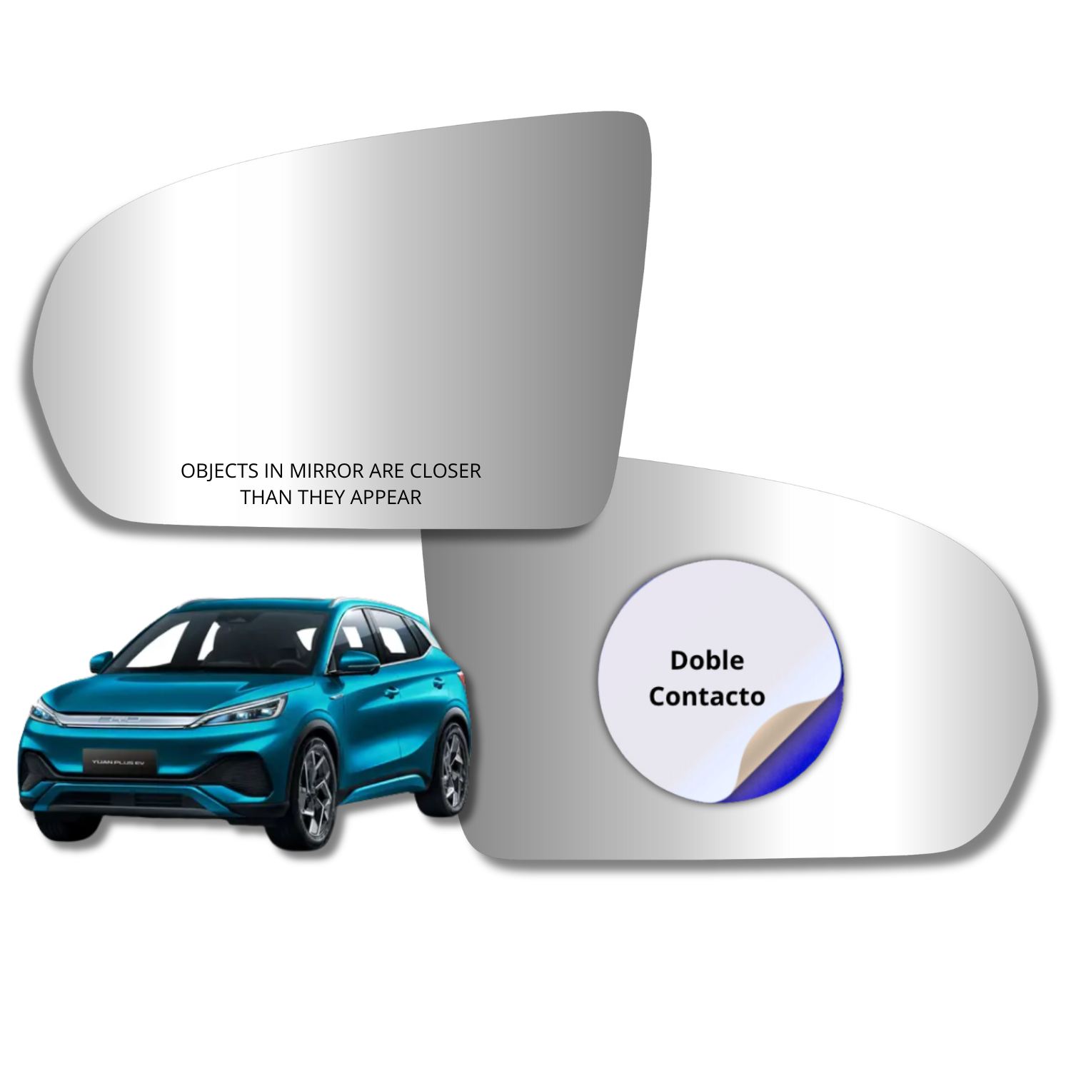 Espejo retrovisor Alternativo Panorámico c/Sensor BYD Yuan Plus 2022-2026 - AutoVidriosRobin