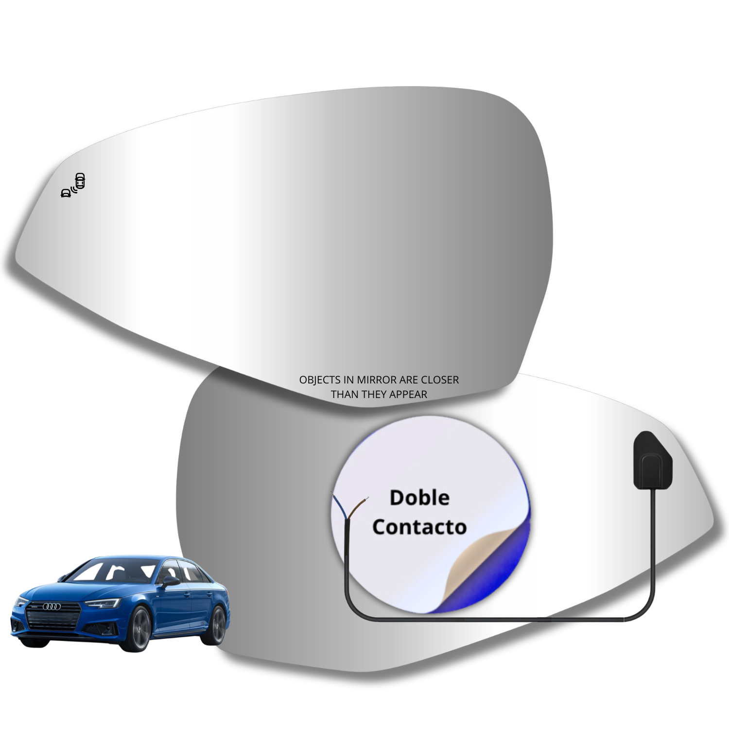 Espejo retrovisor Alternativo Panorámico Audi A4 2016-2022 - AutoVidriosRobin