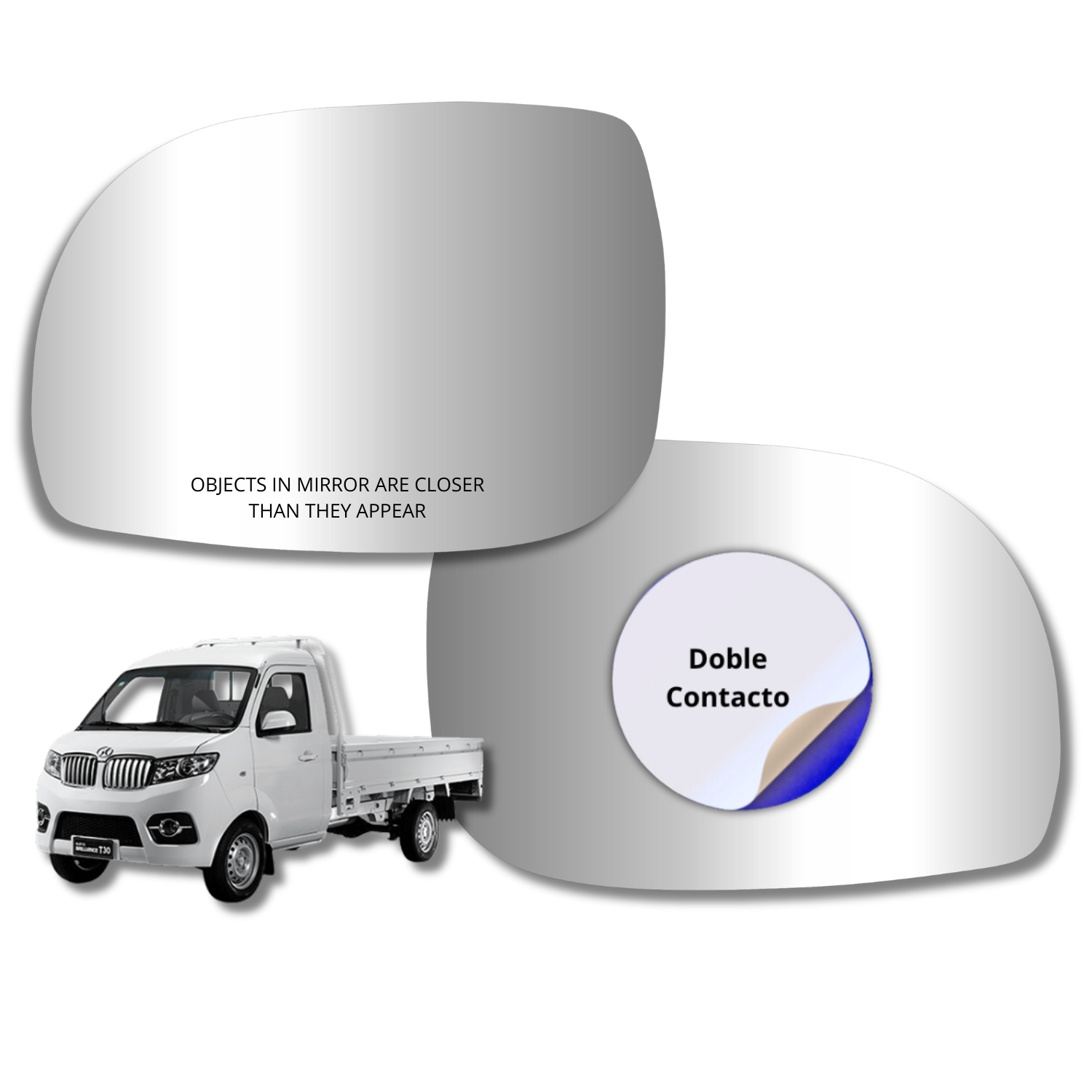 Espejo retrovisor Alternativo Panorámico Brilliance T30 2018-2025 - AutoVidriosRobin