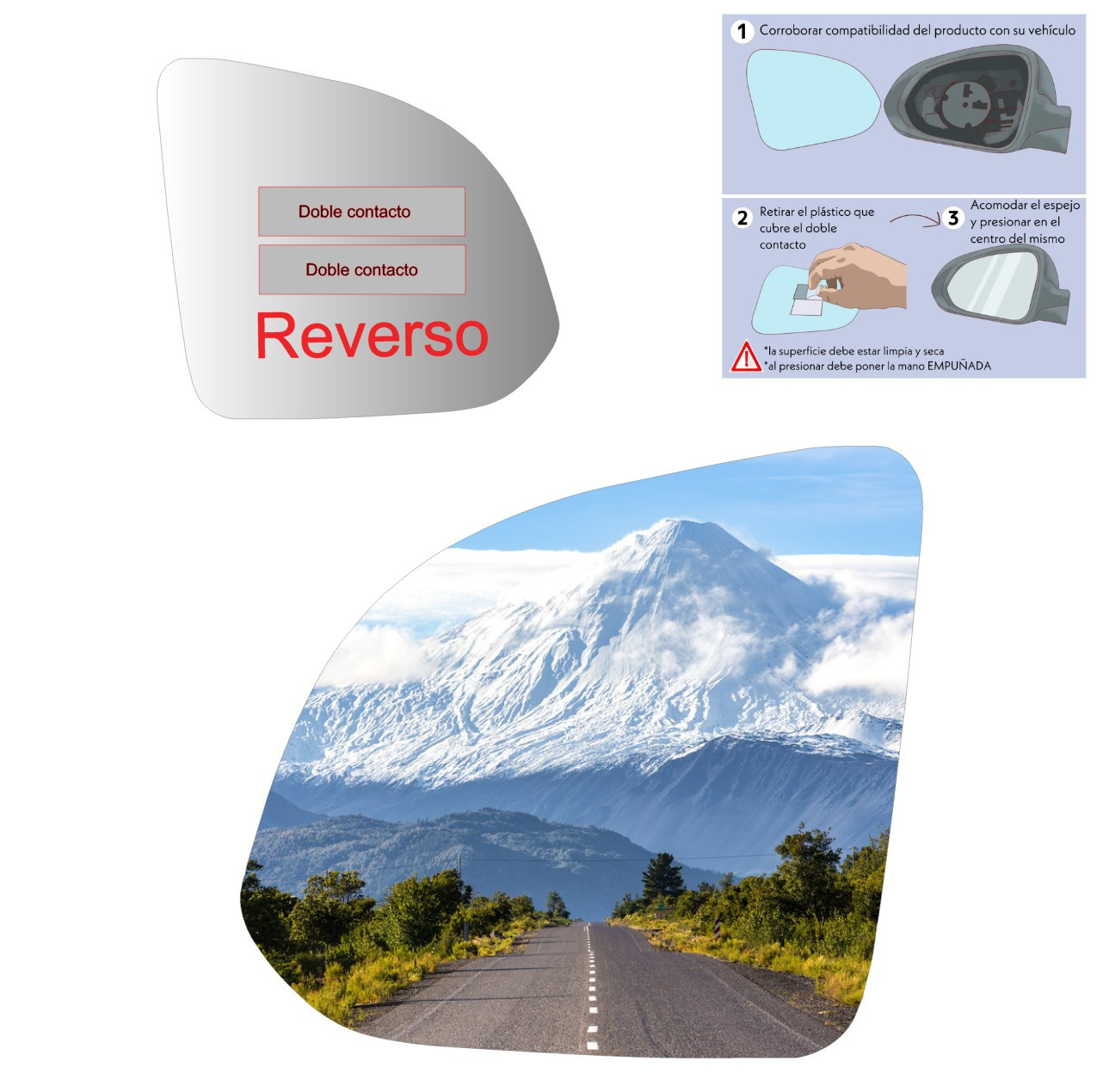 Espejo retrovisor Original Maxus G10 2018-2022 - AutoVidriosRobin