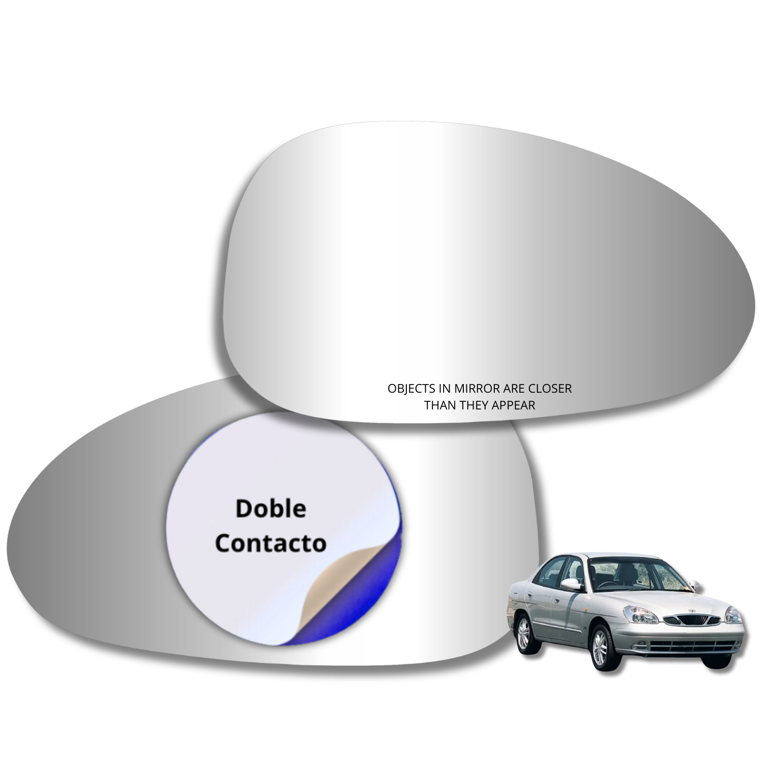 Espejo retrovisor Original Daewoo Nubira 1998-2002 - AutoVidriosRobin