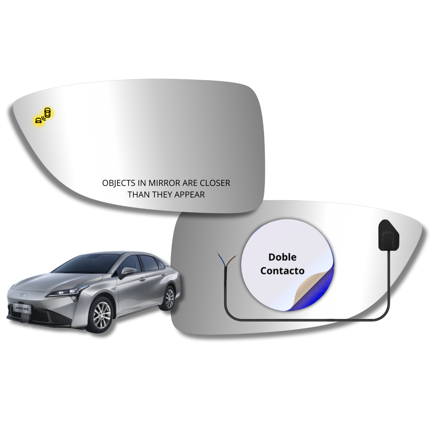 Espejo retrovisor Original Gac Aion ES 2024-2027 - AutoVidriosRobin