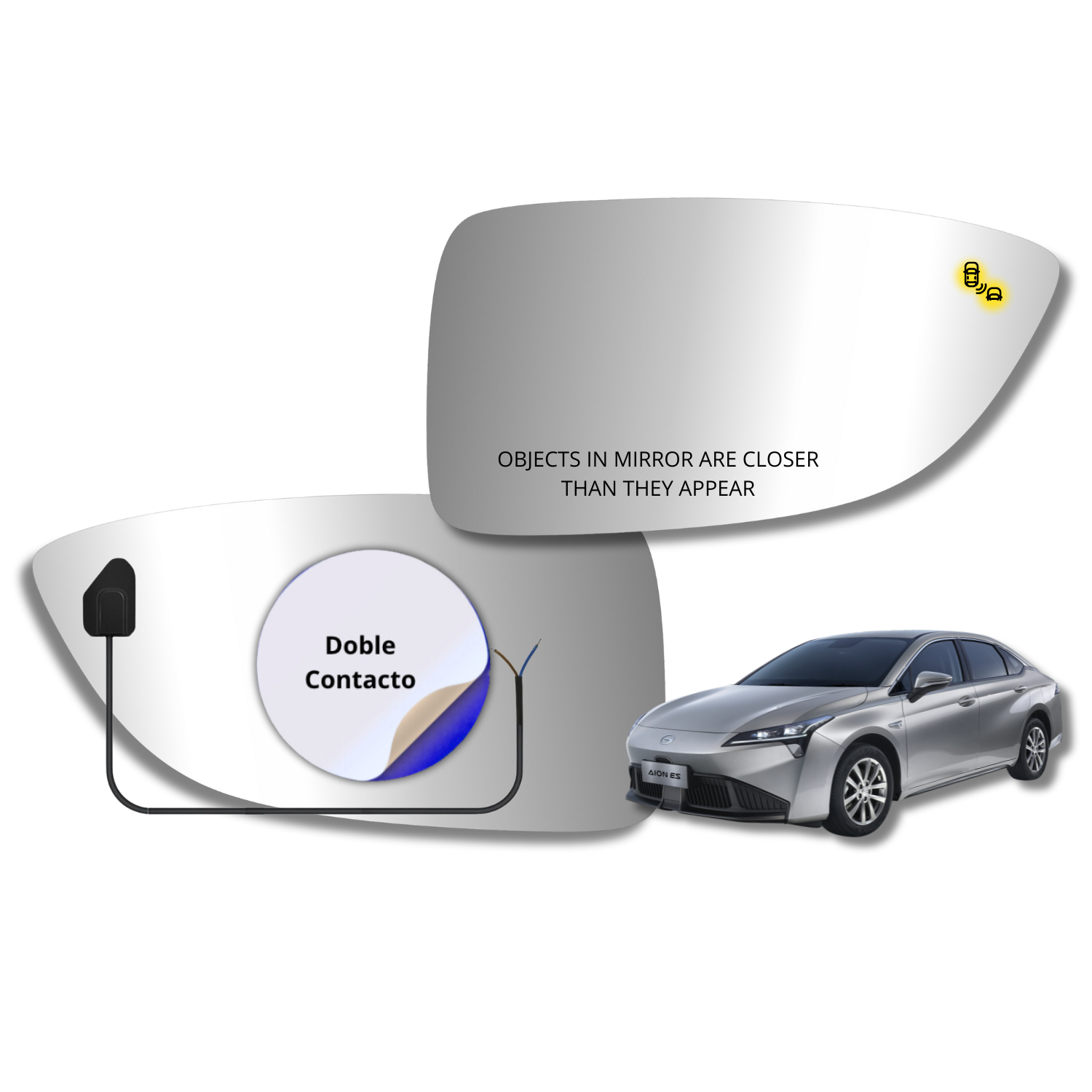 Espejo retrovisor Original Gac Aion ES 2024-2027 - AutoVidriosRobin