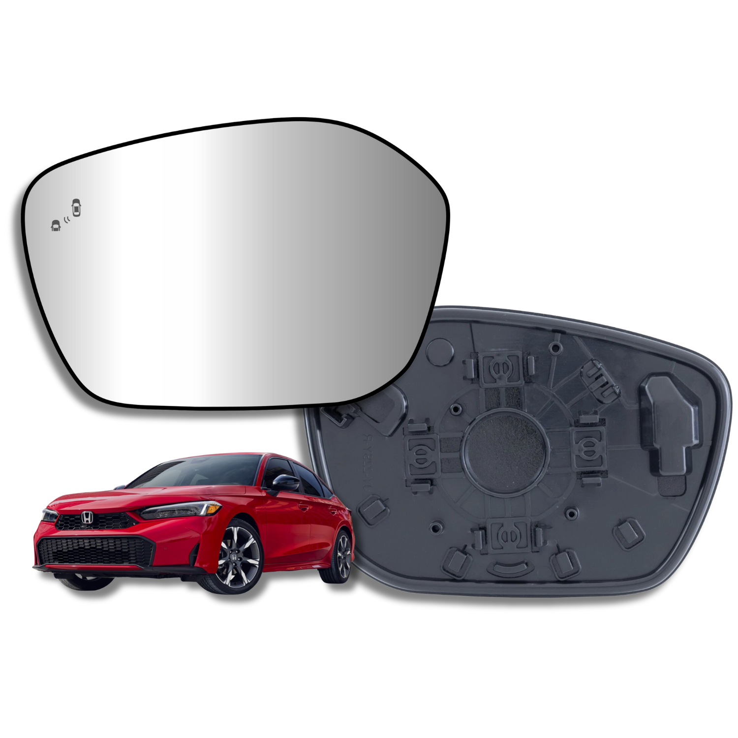 Espejo retrovisor Honda Civic 2022-2025 Original c/Sensor - AutovidriosRobin