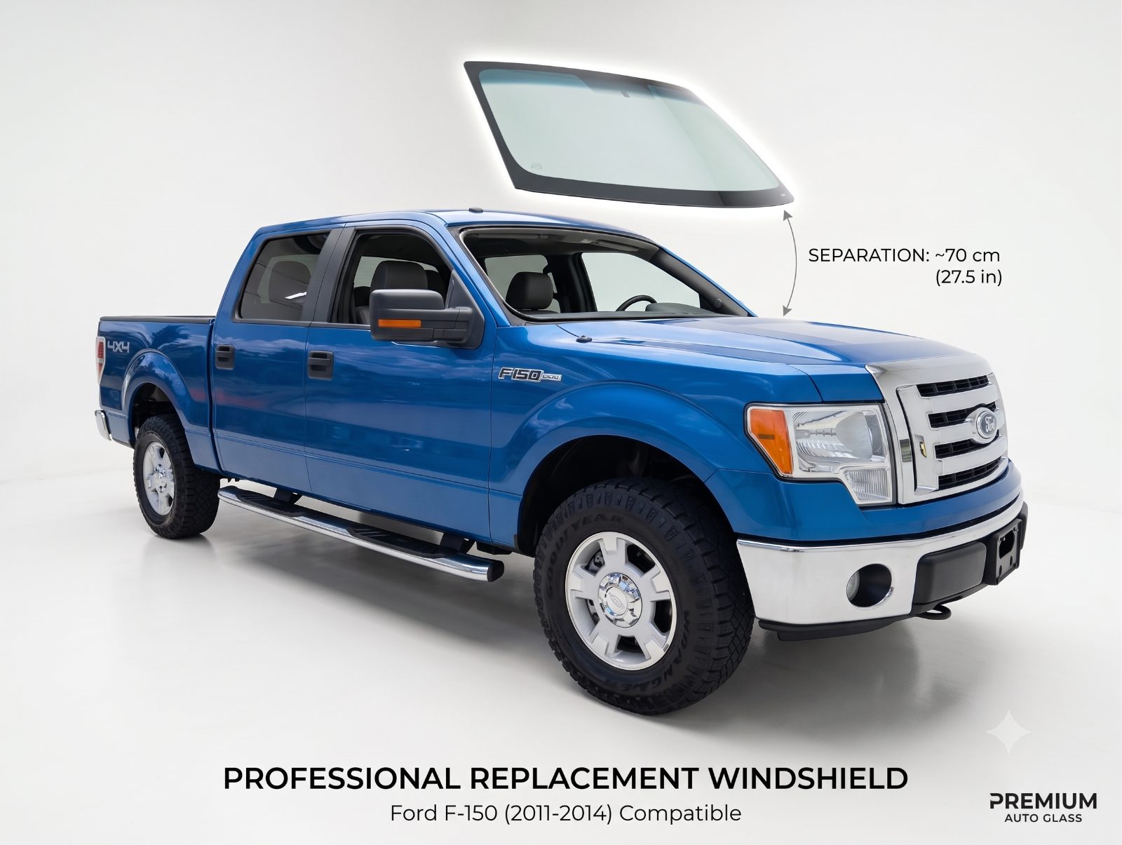 Parabrisas Ford F150 2009-2015 - AutoVidriosRobin