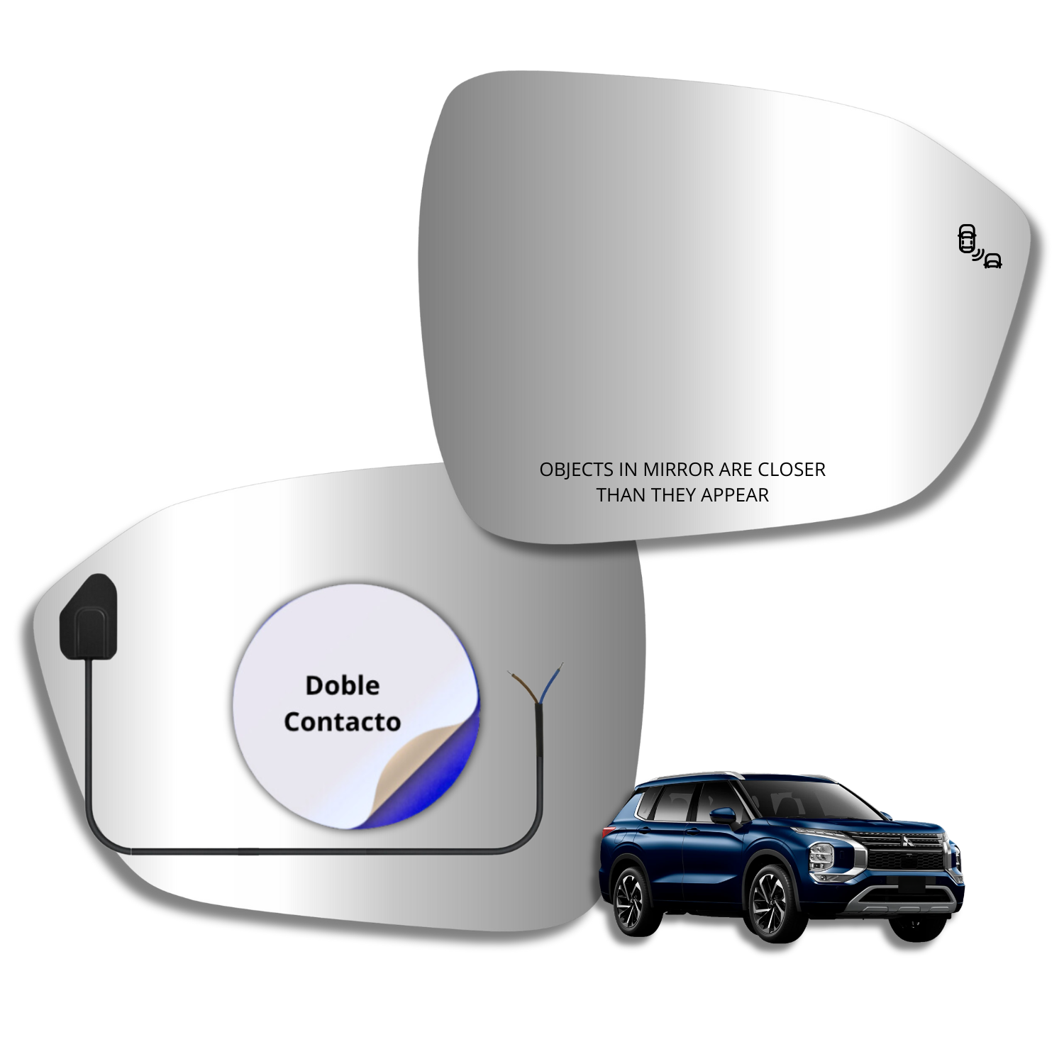 Espejo retrovisor Original Mitsubishi Outlander 2022-2025 - AutoVidriosRobin