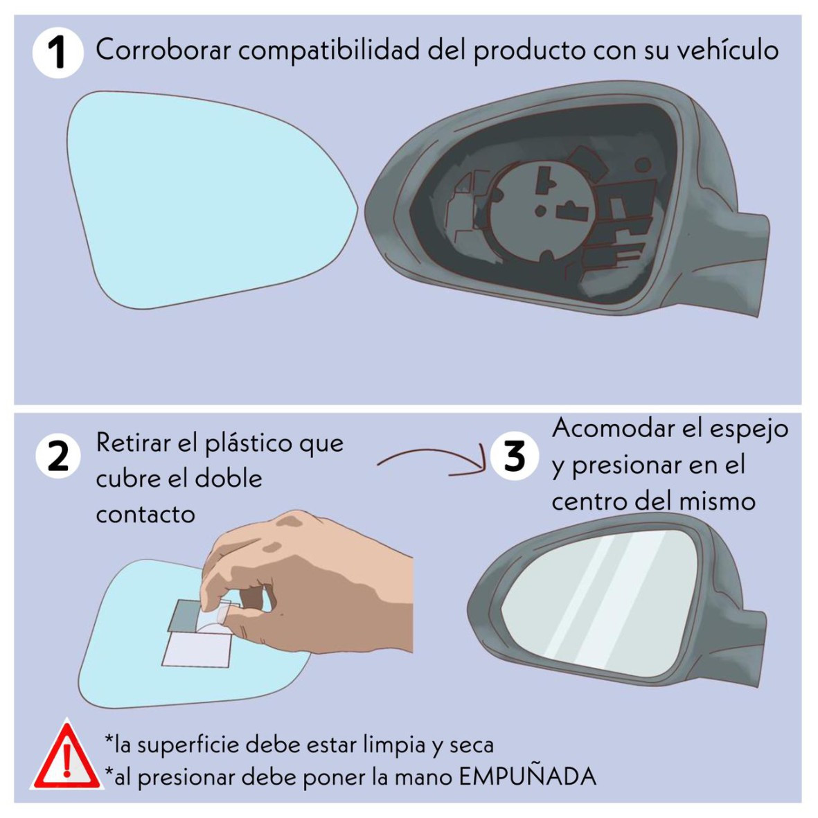 Espejo retrovisor Alternativo Panorámico Brilliance T32 T-32 2017-2023 - AutoVidriosRobin