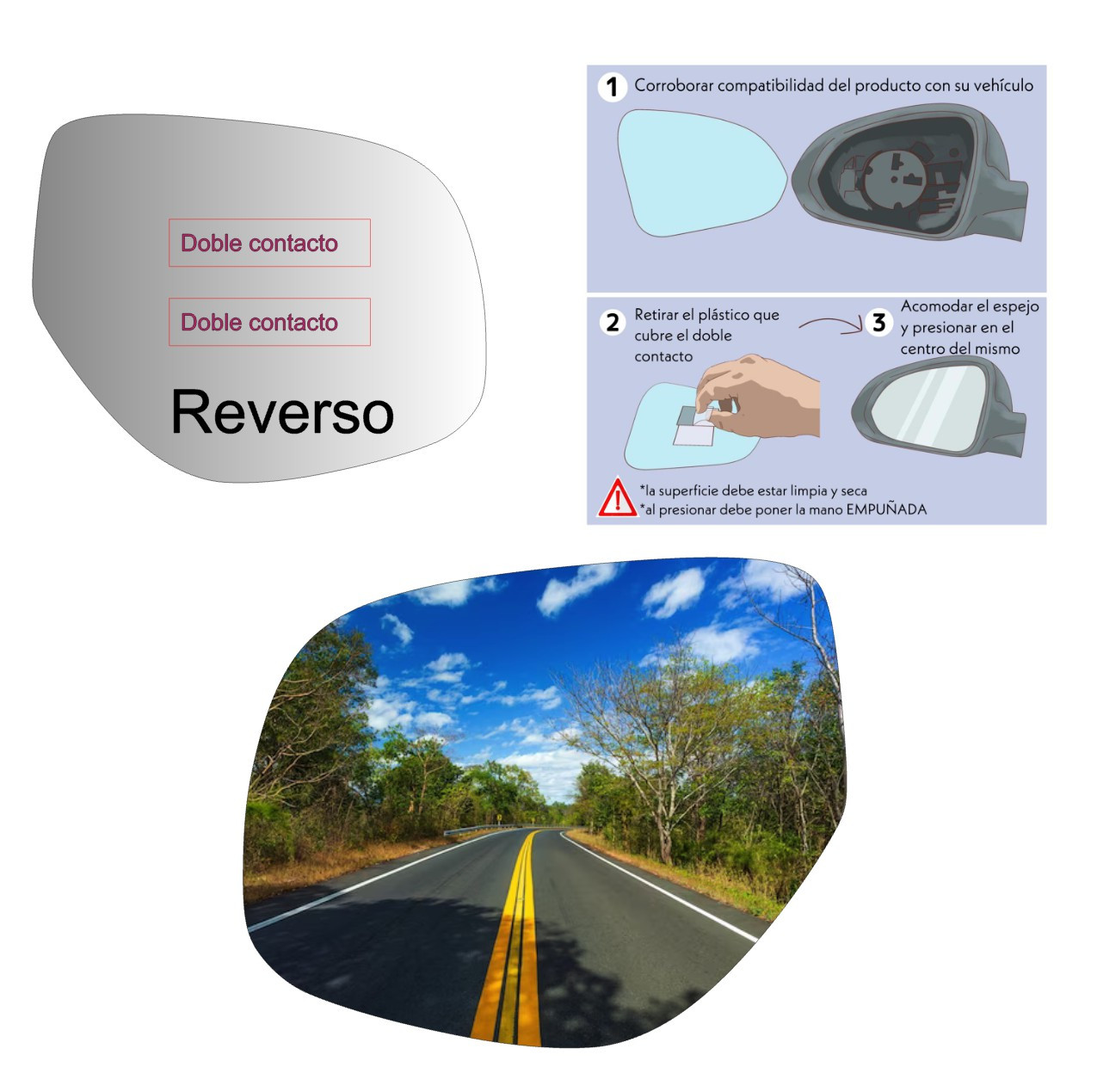 Espejo retrovisor Original Mitsubishi ASX 2023-2025 - AutoVidriosRobin