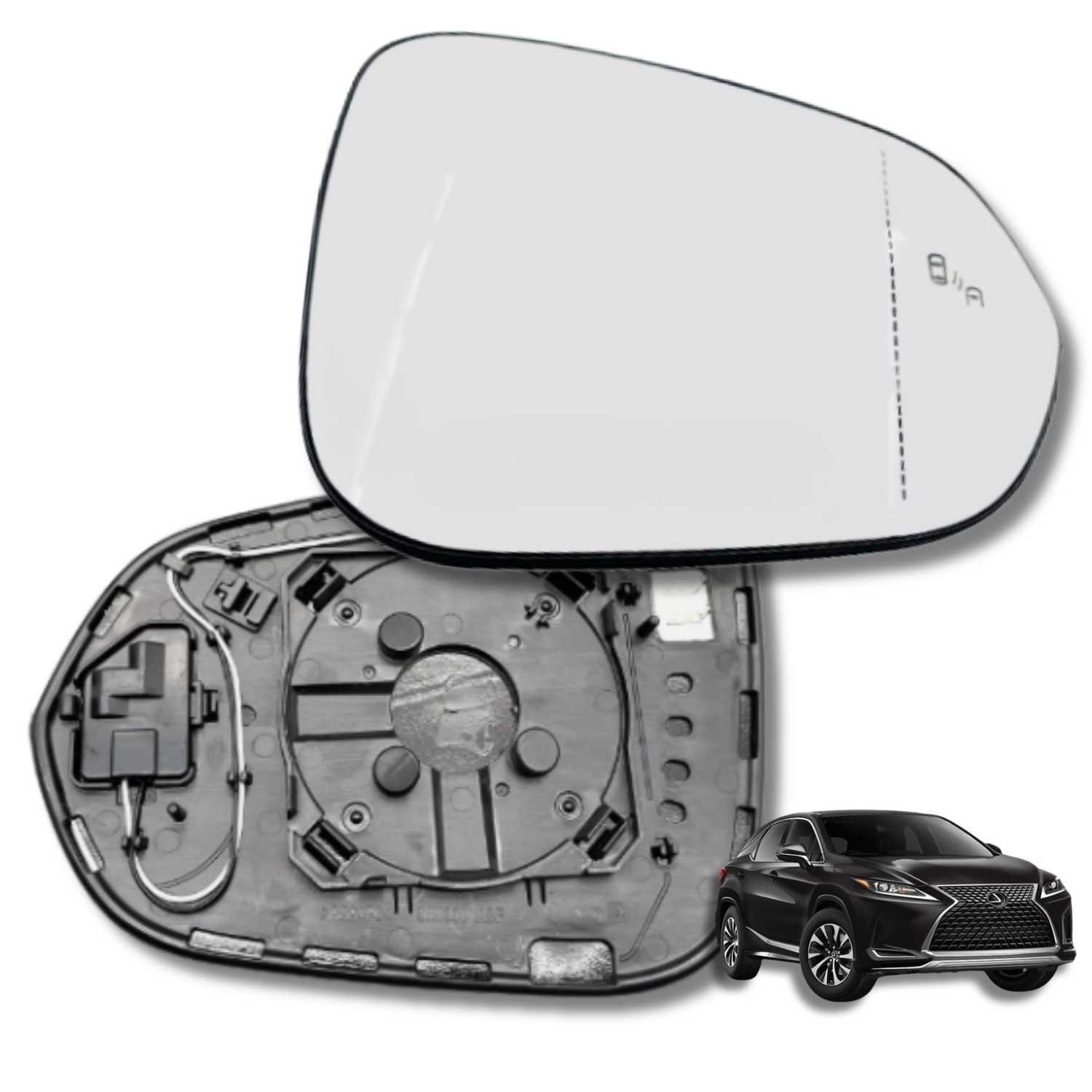 Espejo retrovisor Alternativo Panorámico c/Sensor Lexus RX350 2017-2023 - AutoVidriosRobin