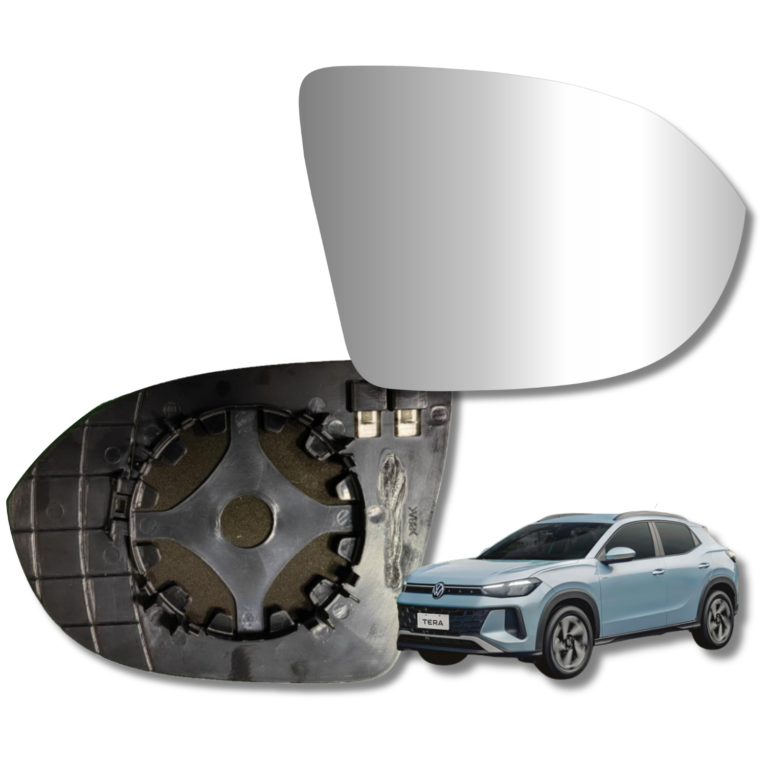 Espejo retrovisor Alternativo Panorámico c/Sensor Volkswagen Tera 2026-2027 - AutoVidriosRobin