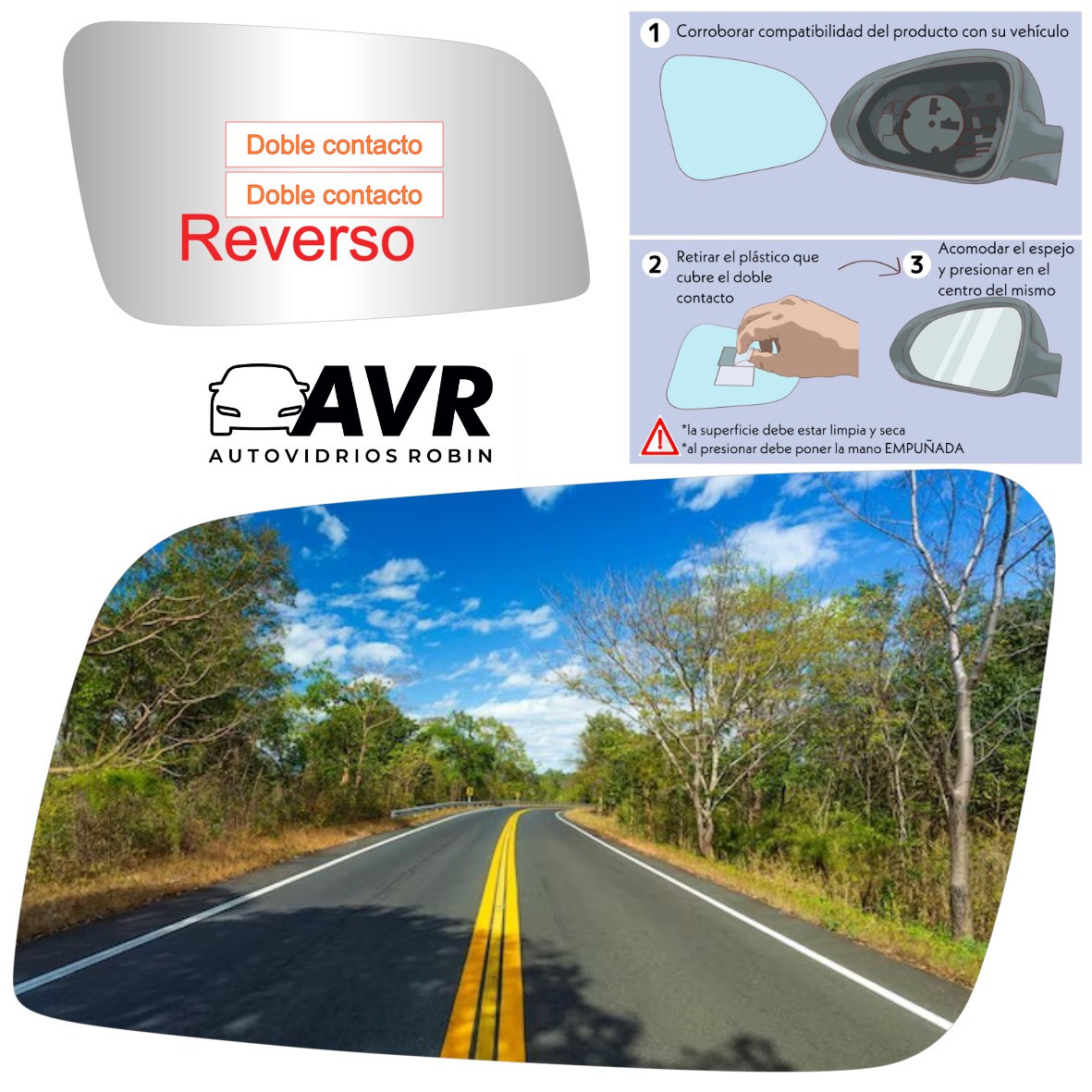 Espejo retrovisor Original Opel Astra 2005-2008 - AutoVidriosRobin
