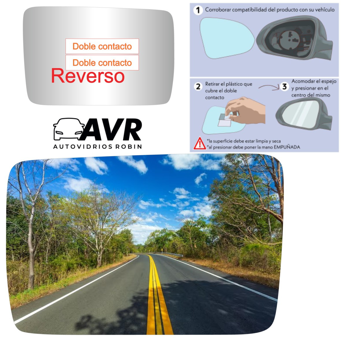 Espejo retrovisor Original Hummer H3 2004-2014 - AutoVidriosRobin