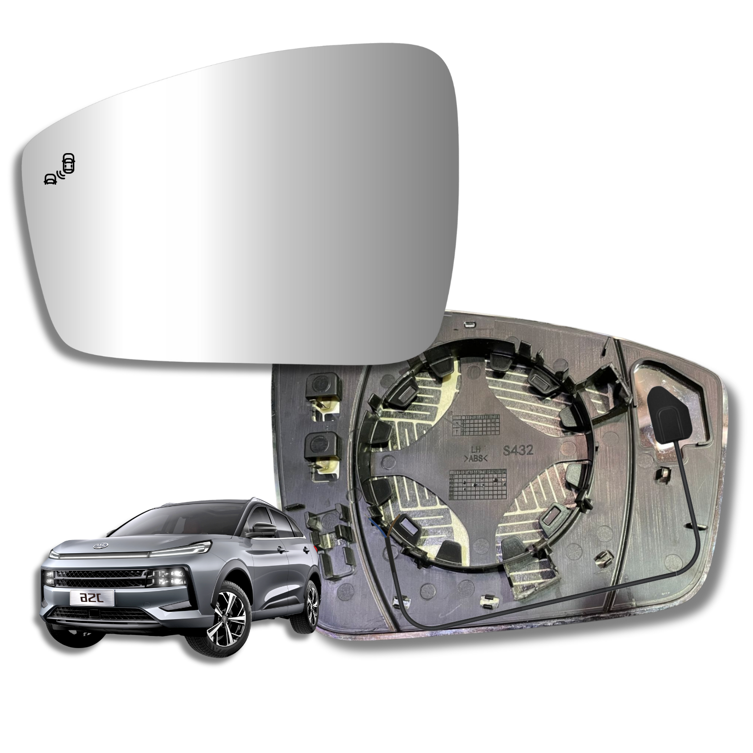 Espejo retrovisor Alternativo Panorámico Jac JS6 2023-2025