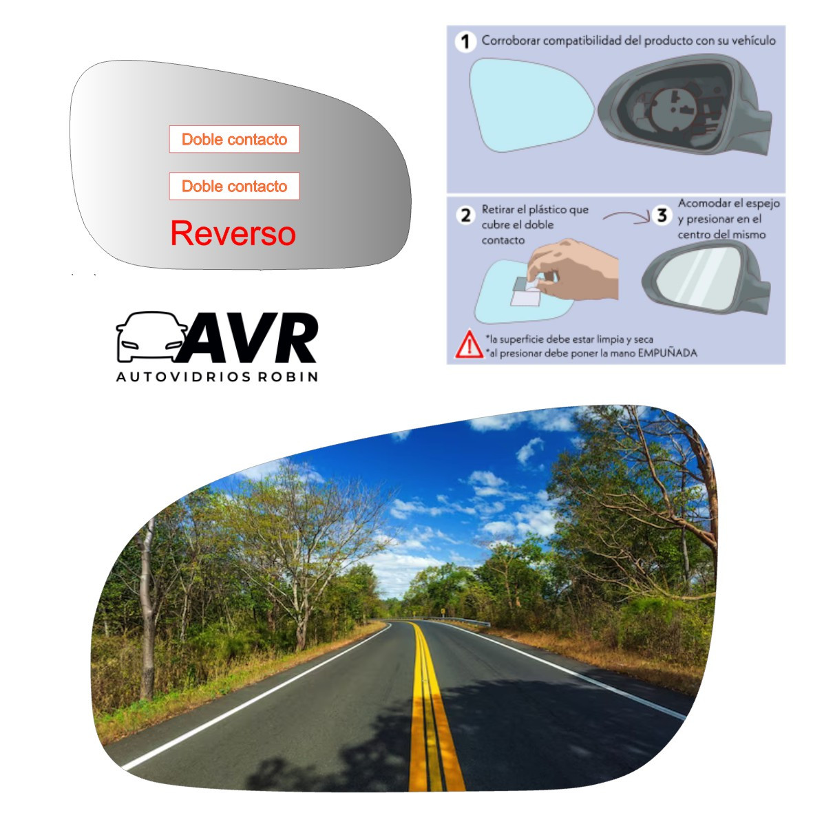 Espejo retrovisor Original Volvo S80 2004-2006 - AutoVidriosRobin