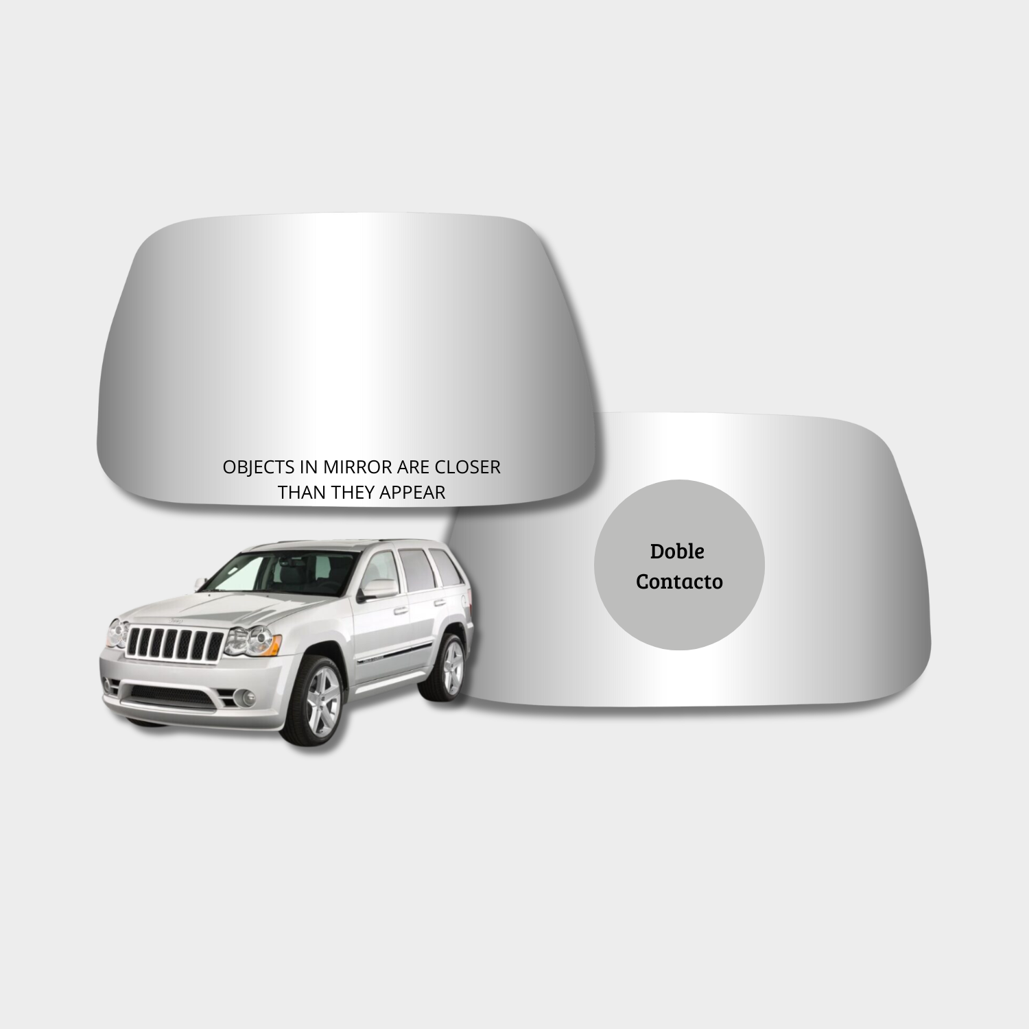 Espejo retrovisor Alternativo Panorámico Jeep Grand Cherokee Laredo 2005-2010 - AutoVidriosRobin